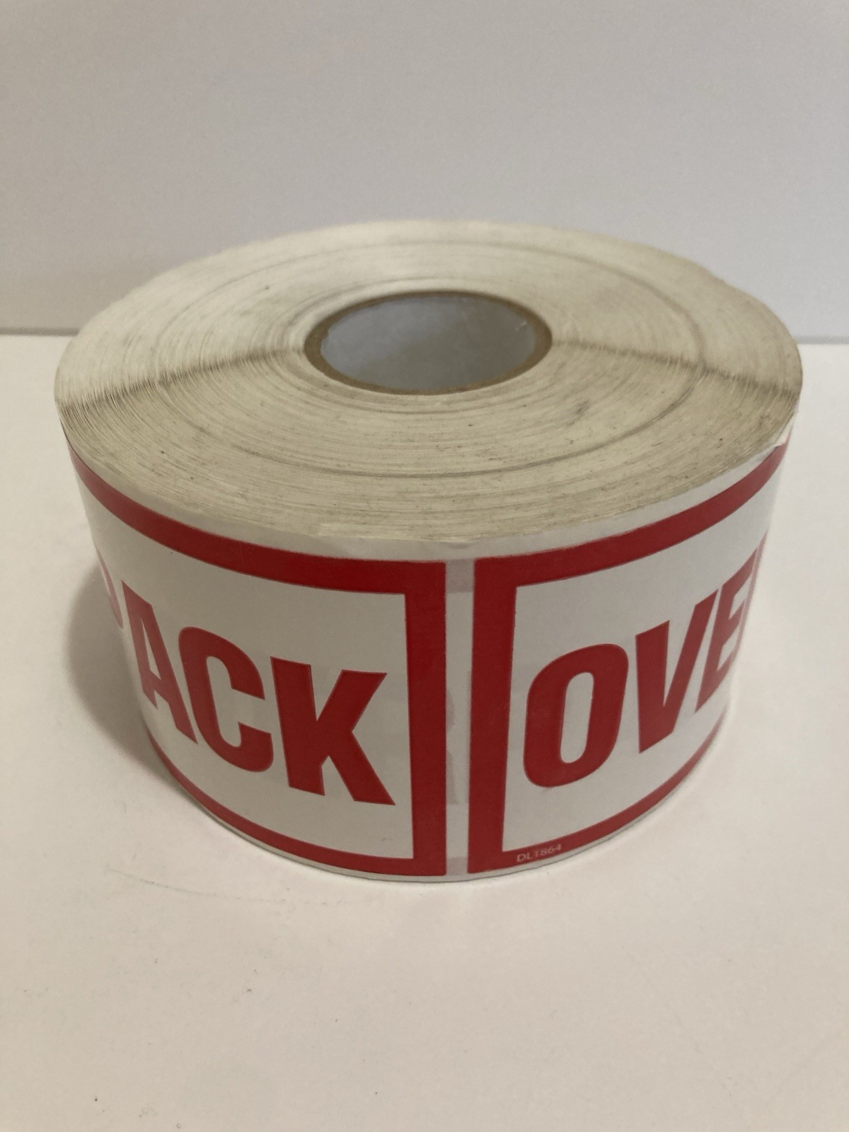 Roll of 500 OVERPACK Labels 2.5″ x 6″