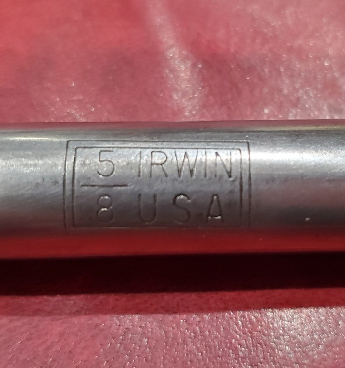 5/8″ x 11 7/8″ OAL HSS Straight Shank Installer Twist Drill Irwin USA used