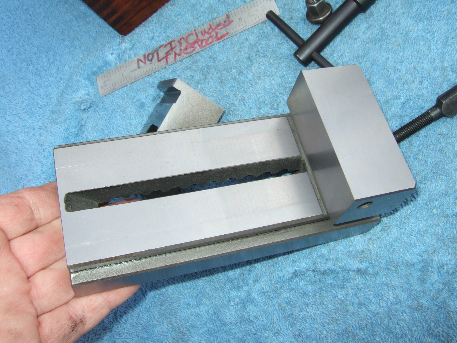 HERMANN SCHMIDT USED V0 4 WOH GRIND VISE CASE&WRENCH TOOLMAKER MACHINIST GRIND 9