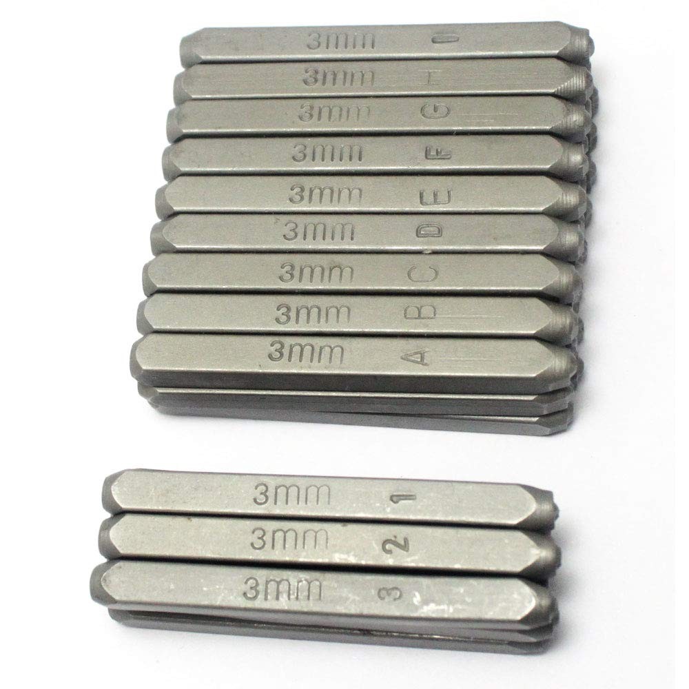 Oudtinx Number and Letter Stamp Set (36 Piece Punch Set/A-Z & 0-9) Industrial…