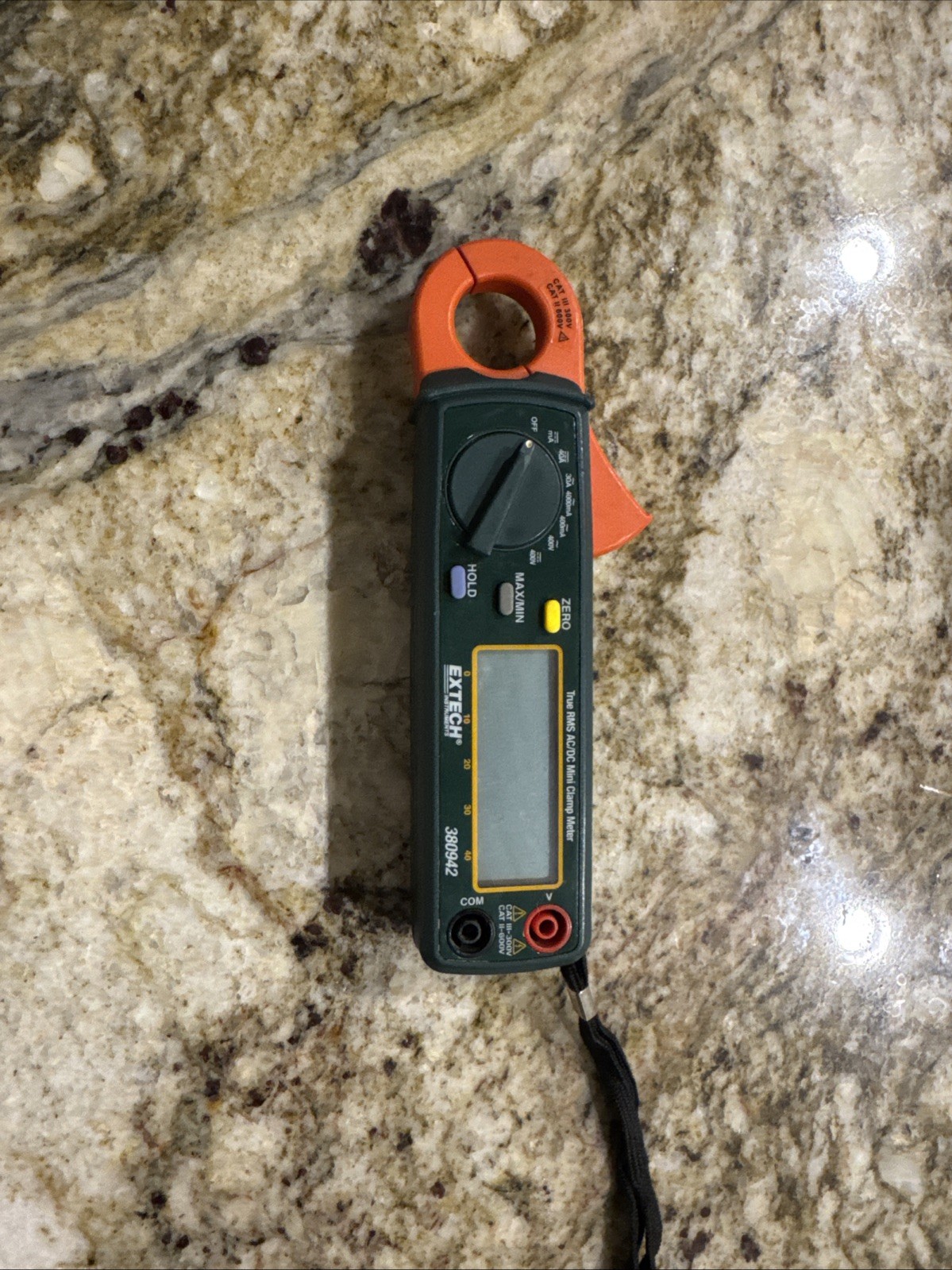 Extech 380942 TRUE RMS AC/DC Mini Clamp Meter NO LEADS