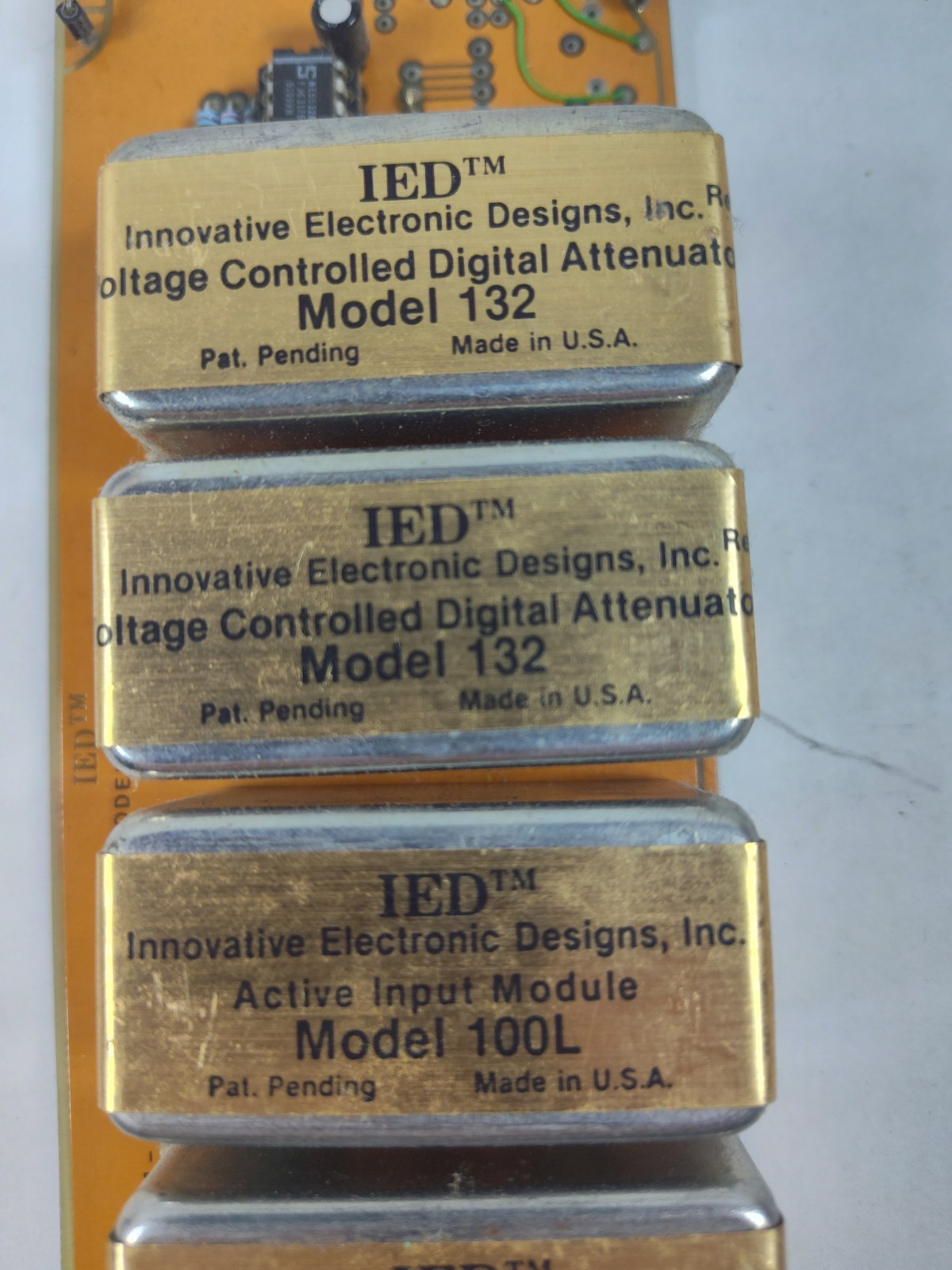 Innovative Electronic Designs IED, 8watt amp 208S Input/Output modules Board2