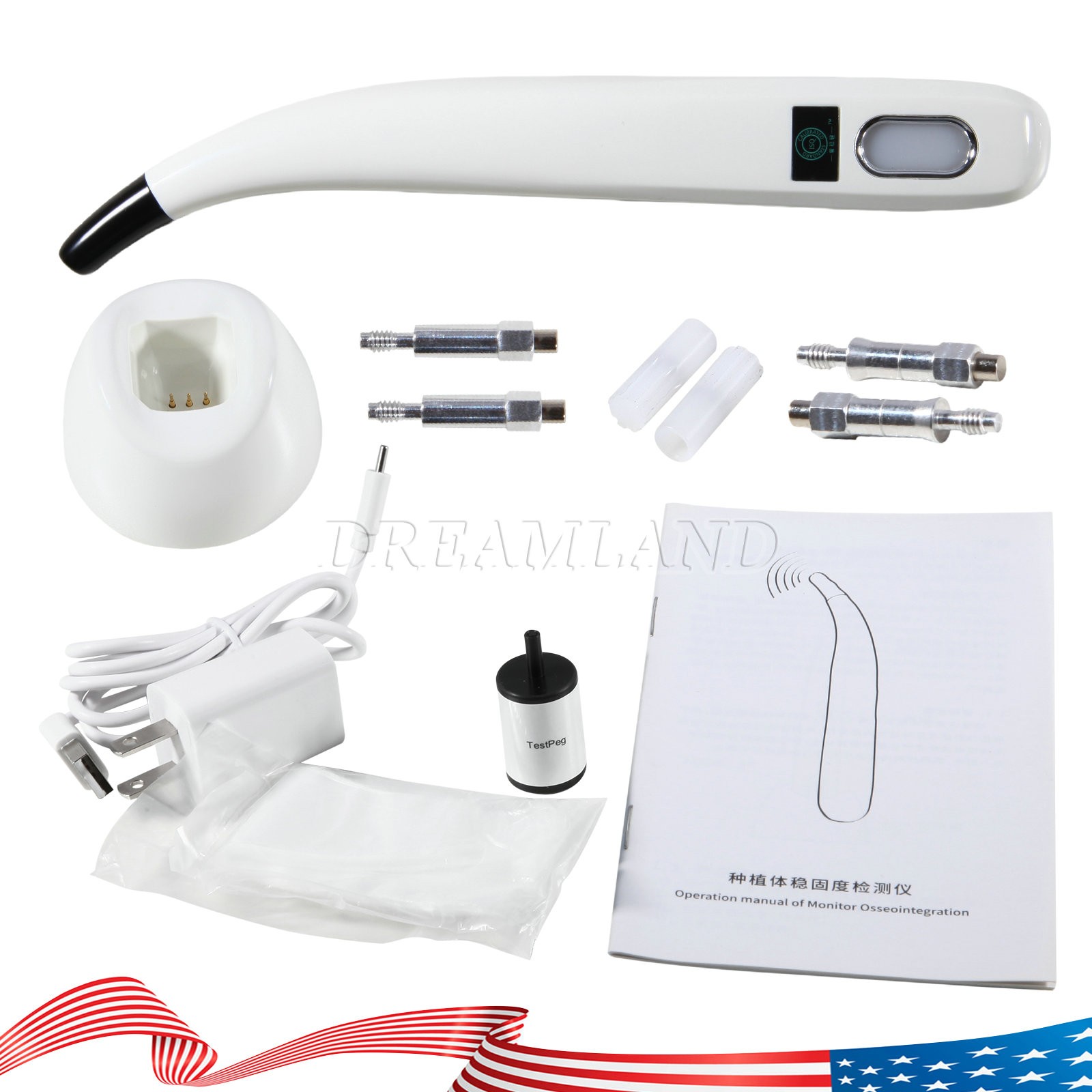 10 NSK PANA MAX Style Dental High Speed Push Button Handpiece 4 Hole Fit SANDENT