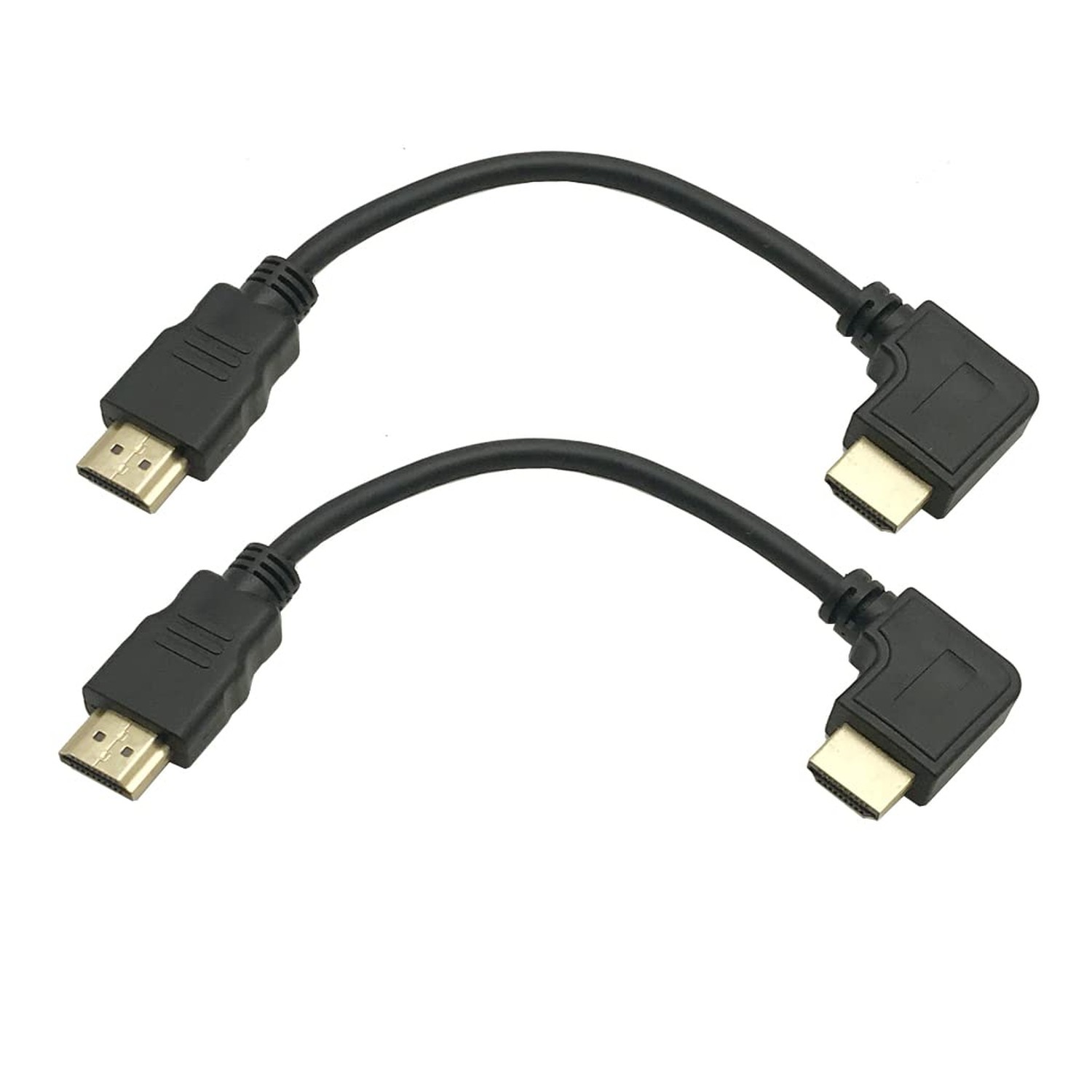 8K HDMI 2.1 Cable Right Angled;2Pack 8Inch Short 90 Degree HDMI Cable 2.1 HDM…