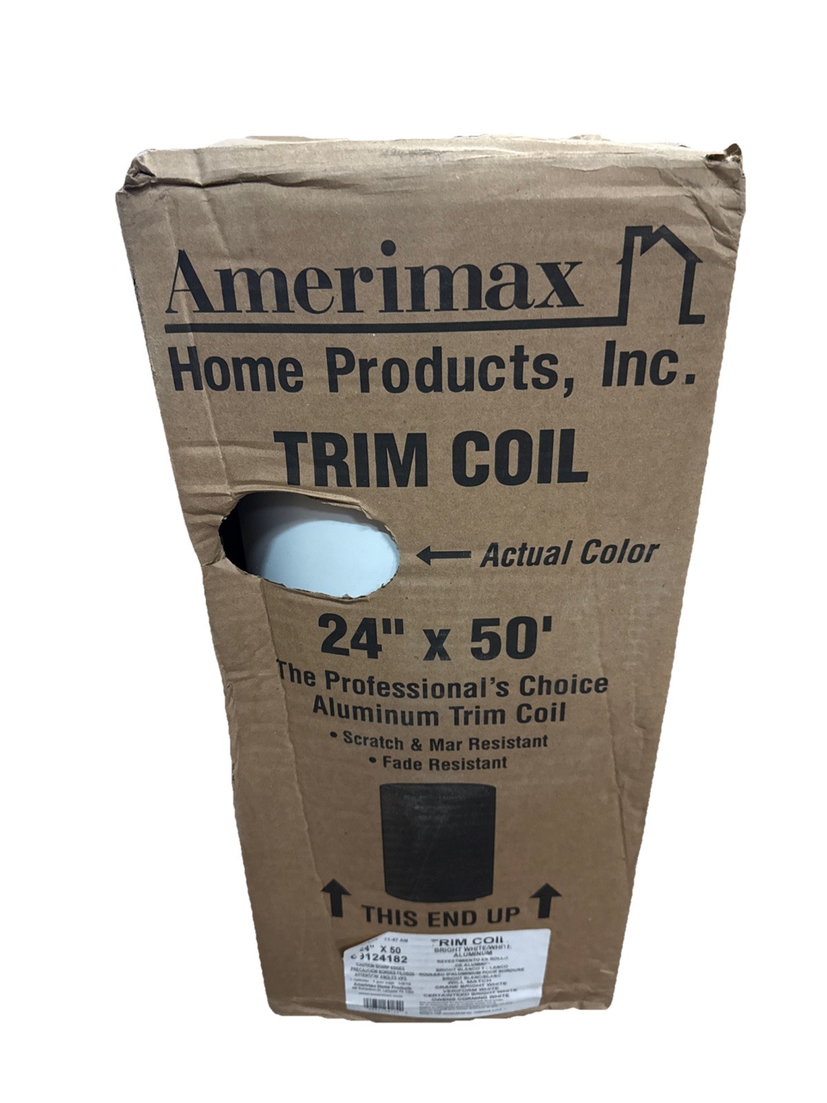 24 in. x 50 ft. Bright White Aluminum Trim Coil
