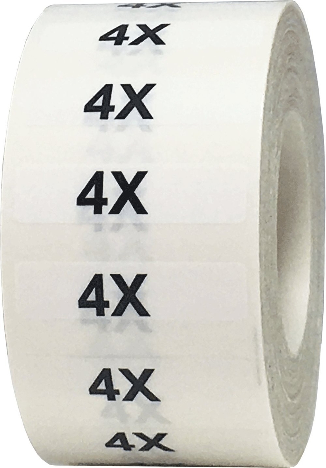 4X Clothing Labels Size Strip Stickers for Retail Apparel 1.25 x 5 Inch 125 A…