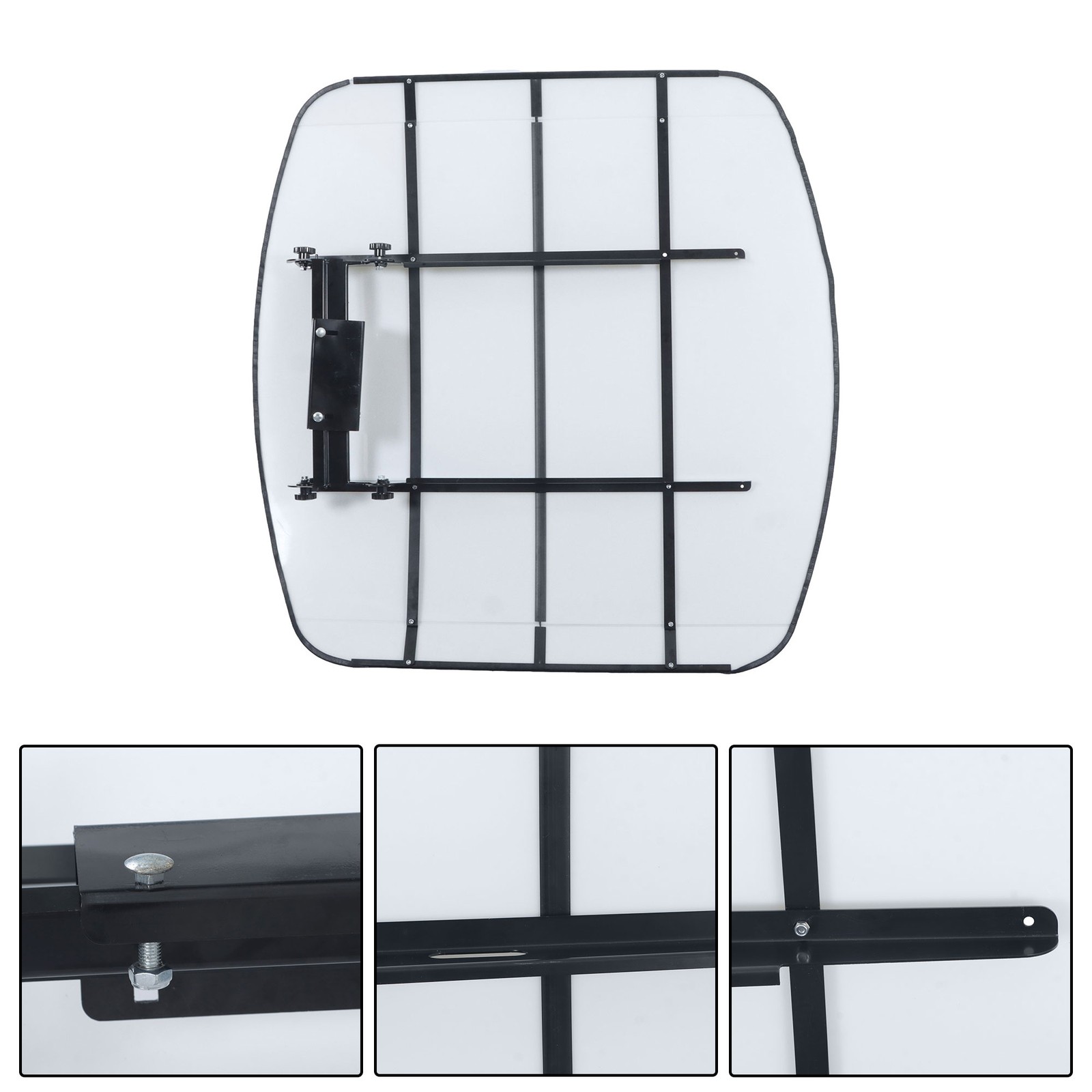 For John Deere ROPS Tuff Top Tractor Canopy 2″ x 2″ or 2″ x 3″ 52″ X 52″ White
