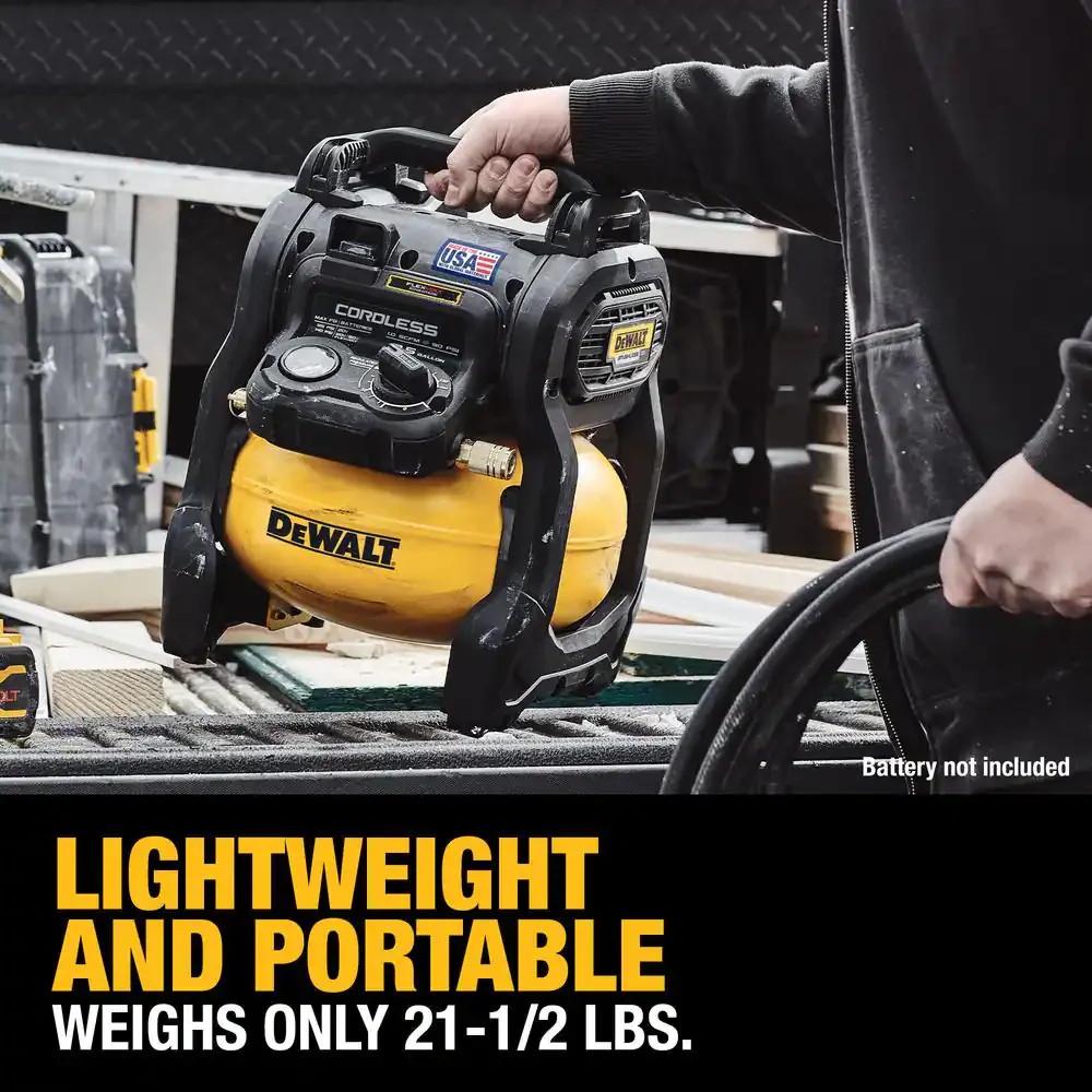 2.5 Gal. 140 Psi Portable Cordless Air Compressor FLEXVOLT Advantage (Tool Only)