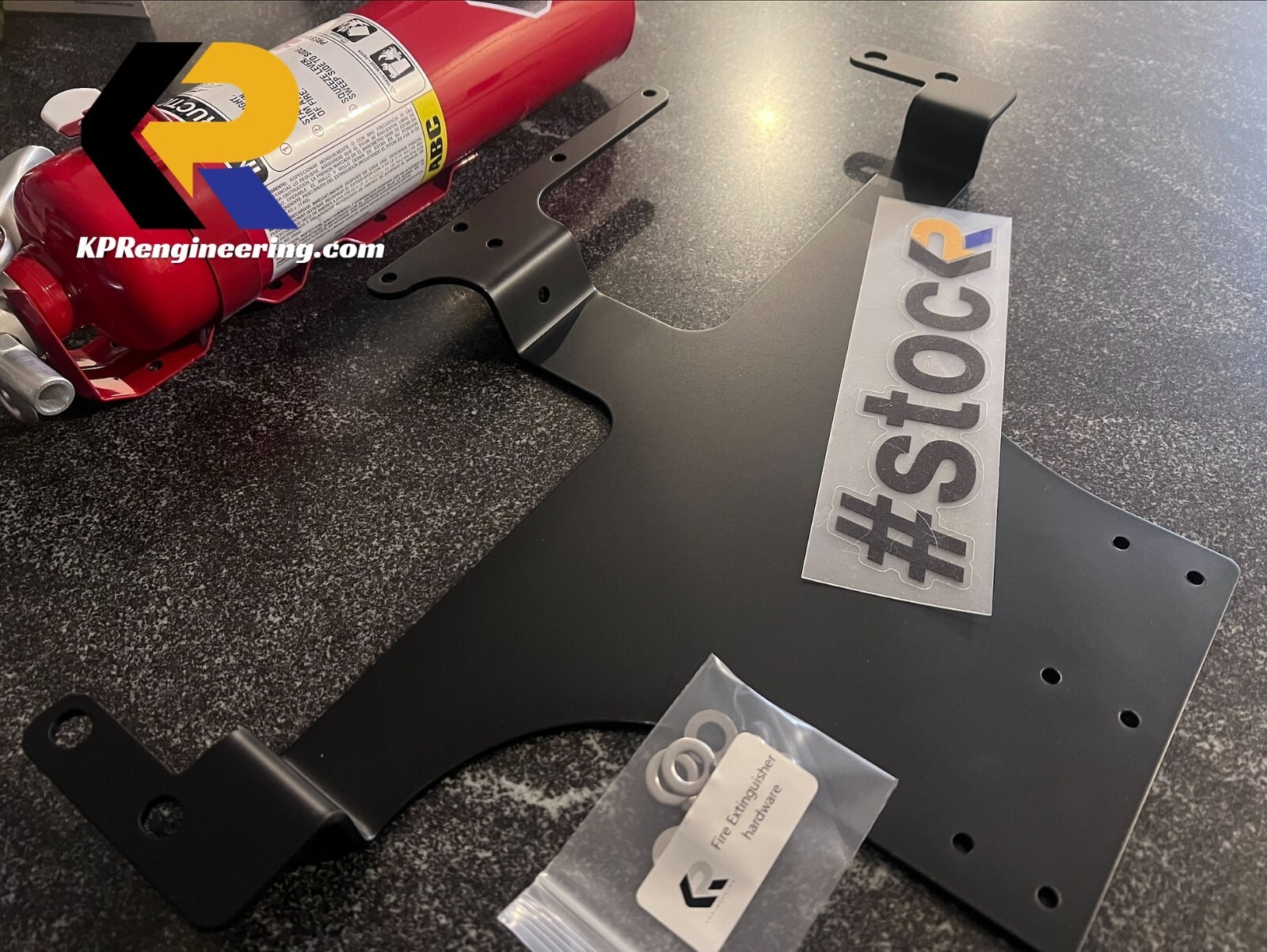 2003+ SAAB 9-3 Seat Fire Extinguisher Mount Kit – Drivers Side