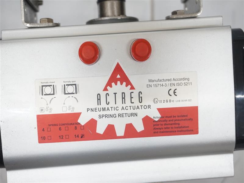 Actreg Pneumatic Actuator + Top Air 2623077 w/ Mechanical Switch Fast Shipping