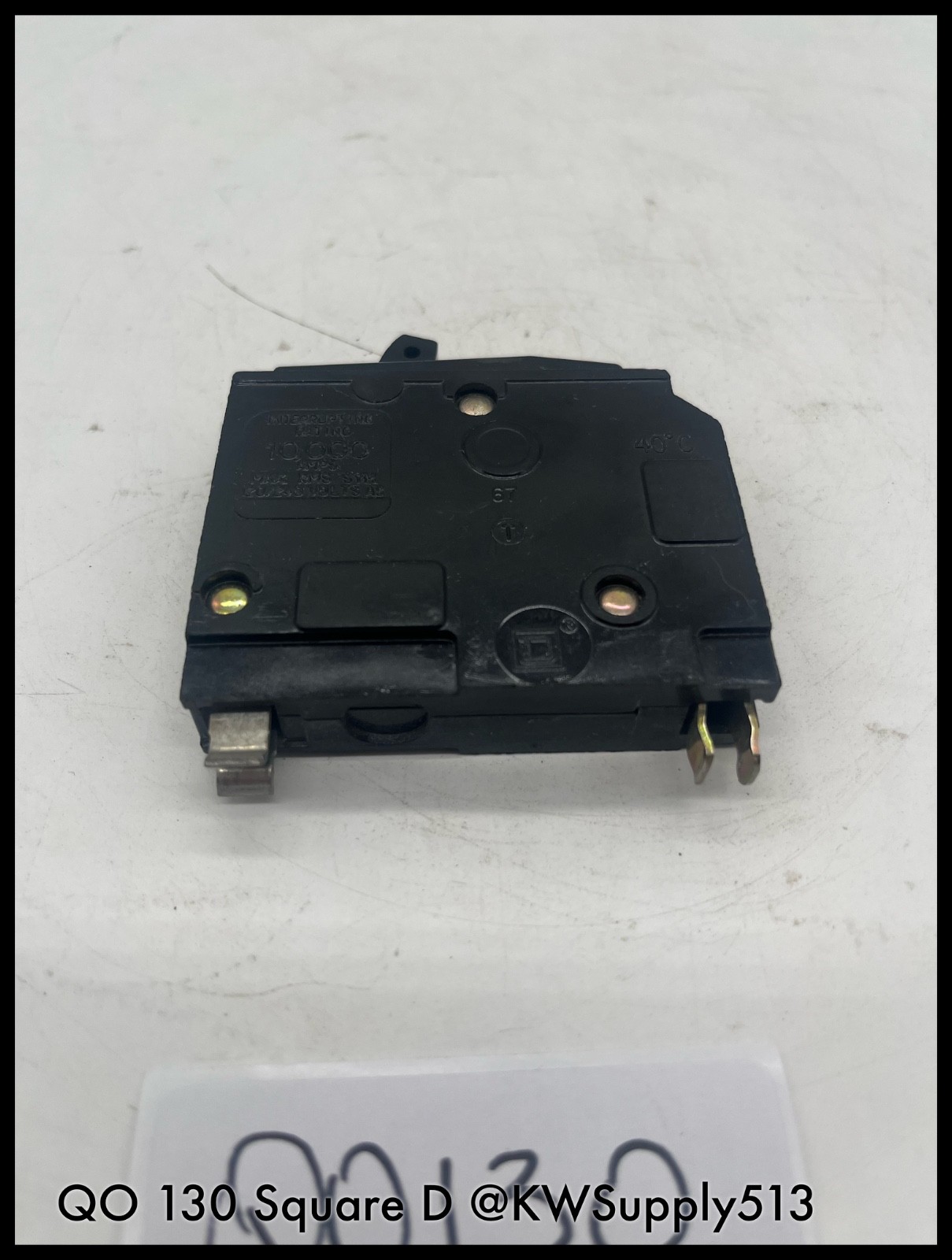 QO130~Square D QO130 30A 1P 120V 10KA Mini Circuit Breaker -Used