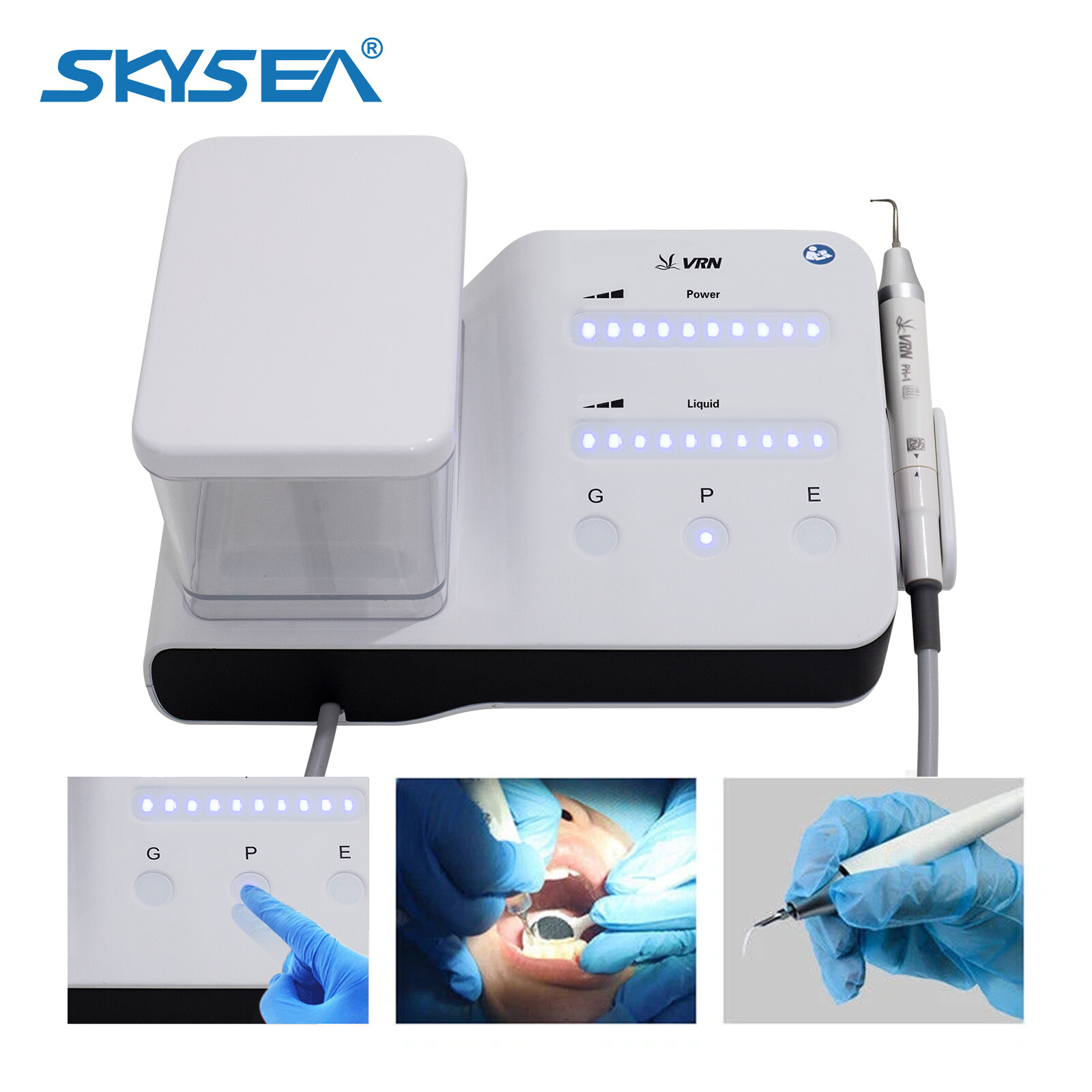 LED Dental Ultrasonic Piezo Scaler Handpiece Bottle Fit EMS Cavitron Woodpecker