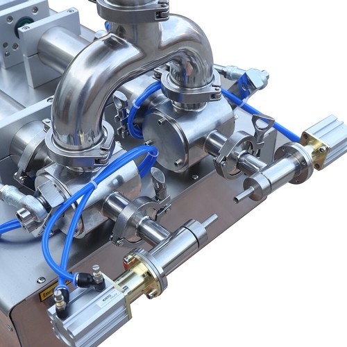 Double Head Liquid Paste Filling Machine Horizontal Pneumatic 50-500ml 800W USA