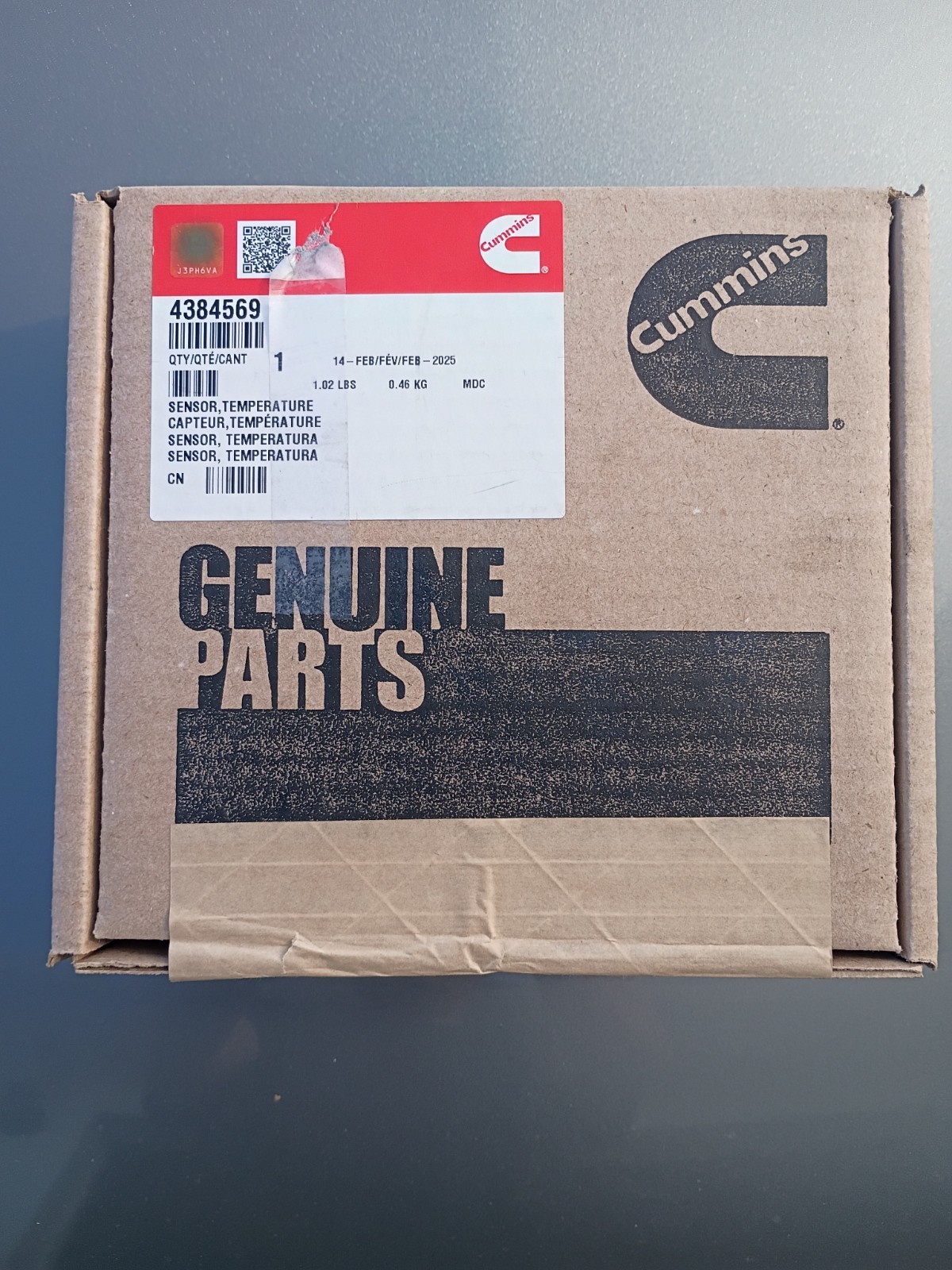 Cummins 4384569 Exhaust Gas Temperature EGT Sensor