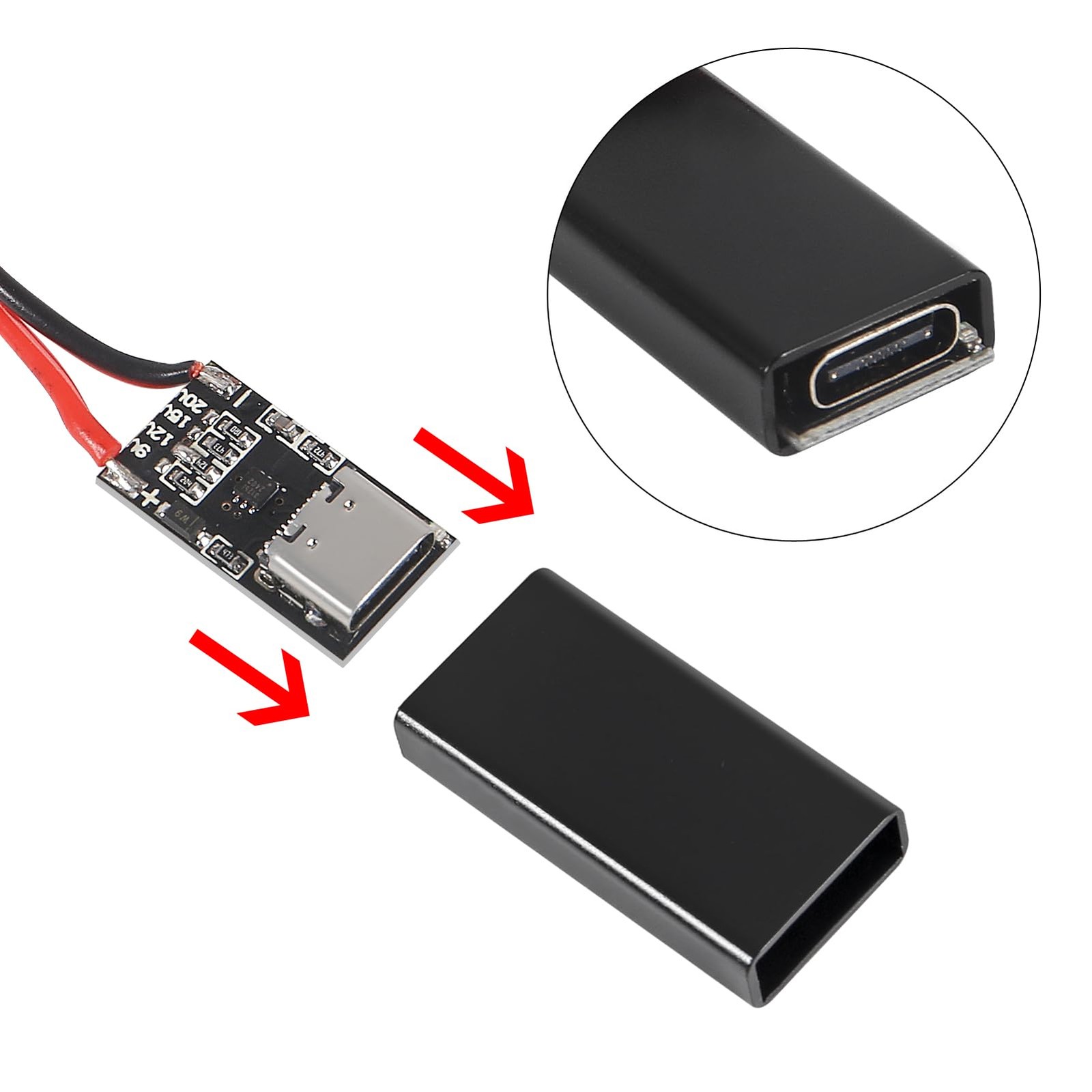 5PCS Type-C PD3.0 QC Trigger Board USB-C 5V-20V 5A Fast Charging Power Module