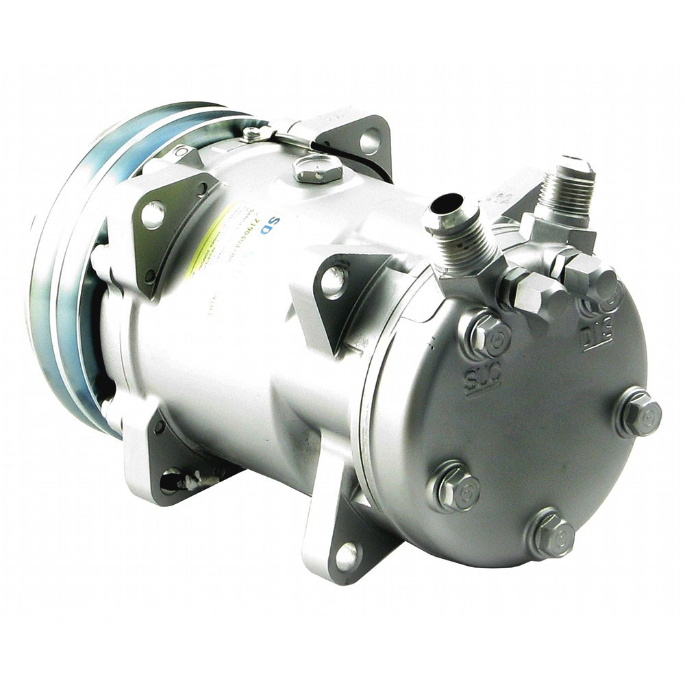 AMX10126 Compressor Sanden SD510HD Style Fits Case IH 9110 9130 9140 ++ Tractors