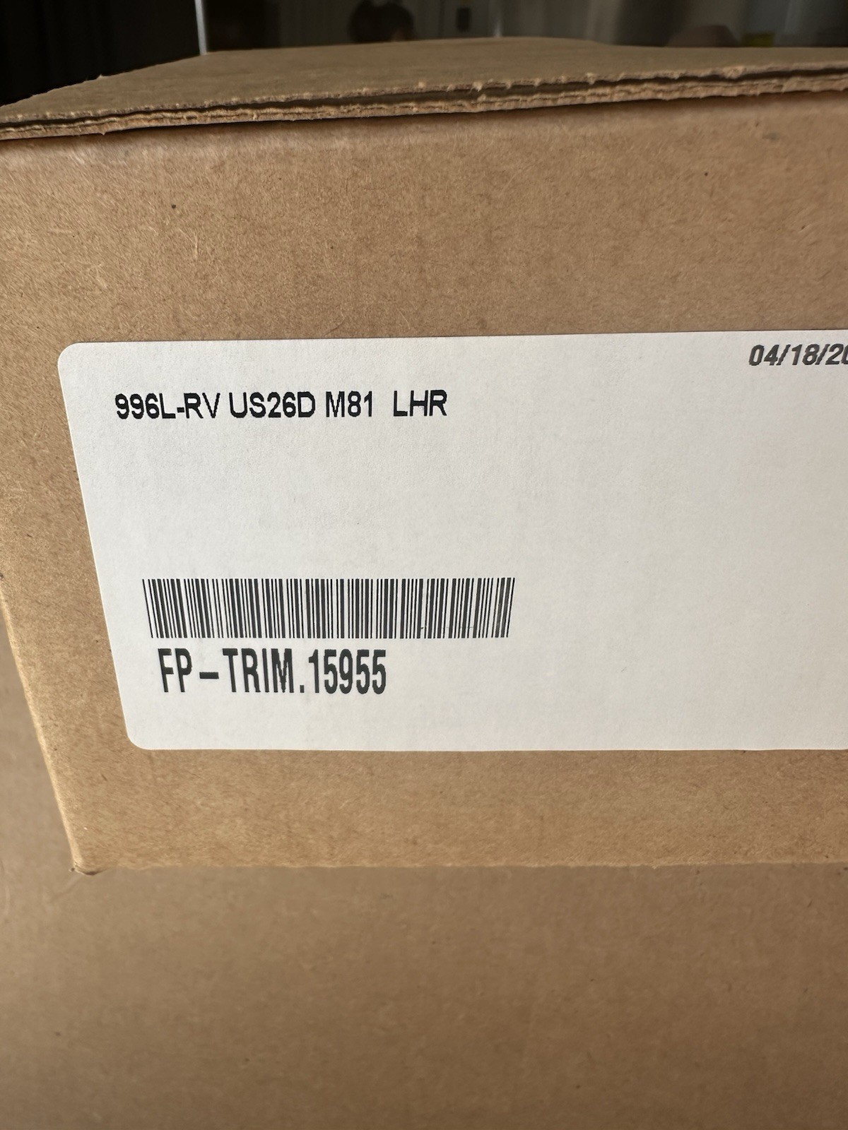 VON DUPRIN CD AX L US26D 4’ 9’2”-10’4”LHR 996 M81 249LBS PBT=US32D