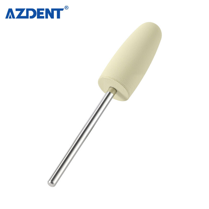 Dental Resin Base Acrylic Polishing Kit 6pcs HP Silicone Polisher+2pc Carbide