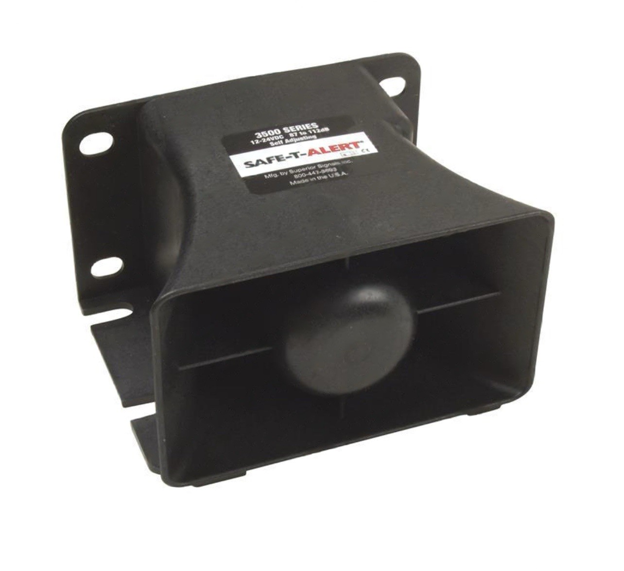 UNIVERSAL BACK-UP ALARM 87-112DB 12-24V – 3500 SERIES – SELF-ADJUSTING