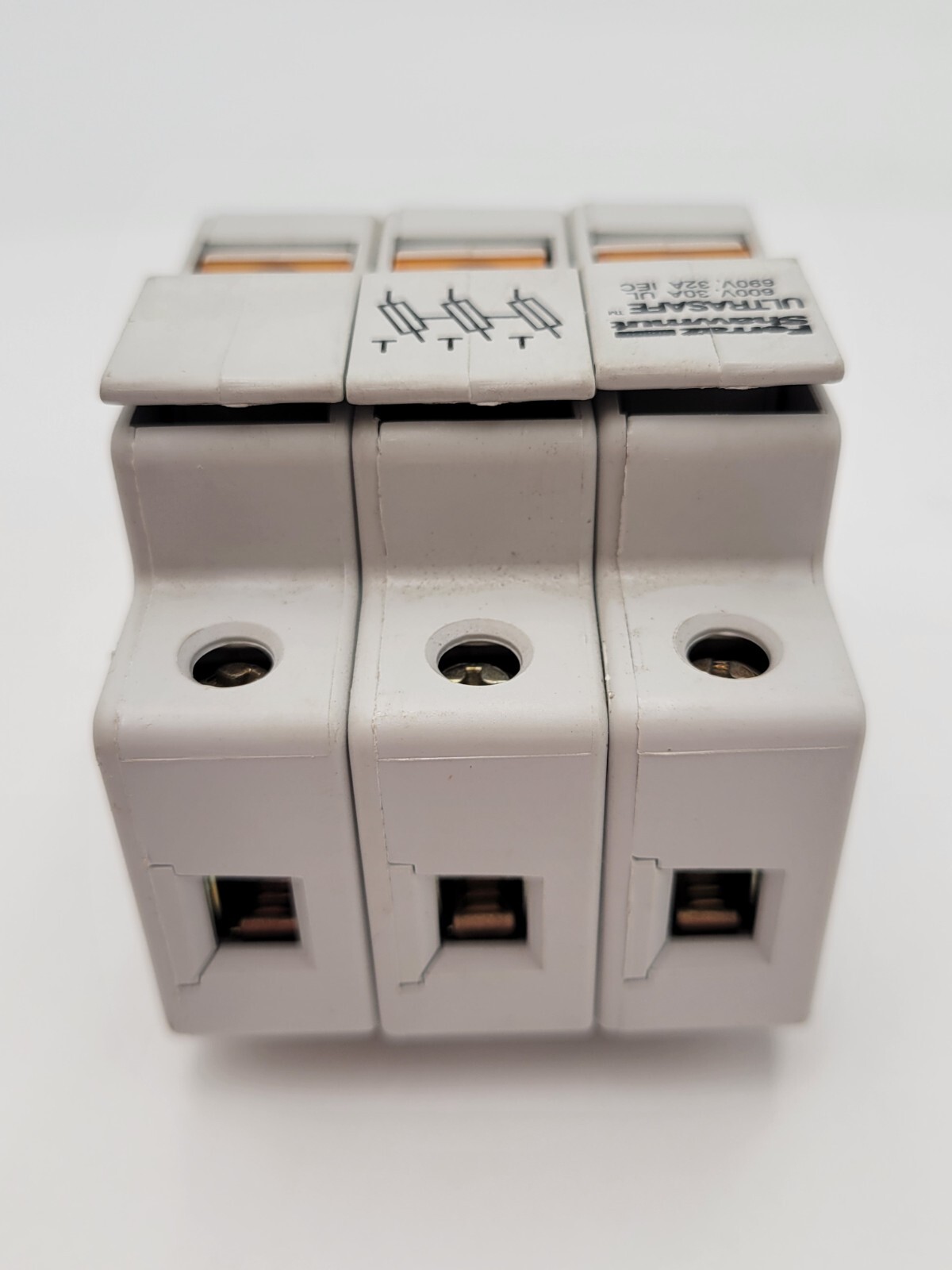 Ferraz Shawmut USM3I Y219073 Ultrasafe Fuse Holder 30/32 Amp 600 Volt AC 3 Pole