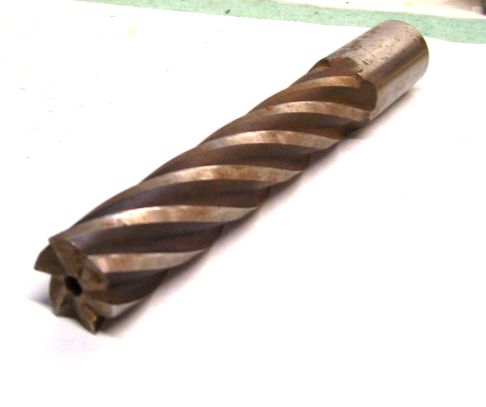 NO NAME 1-1/4″ HS DIAMETER 6 FLUTE ENDMILL 6″ LOC 8-1/4″ OAL