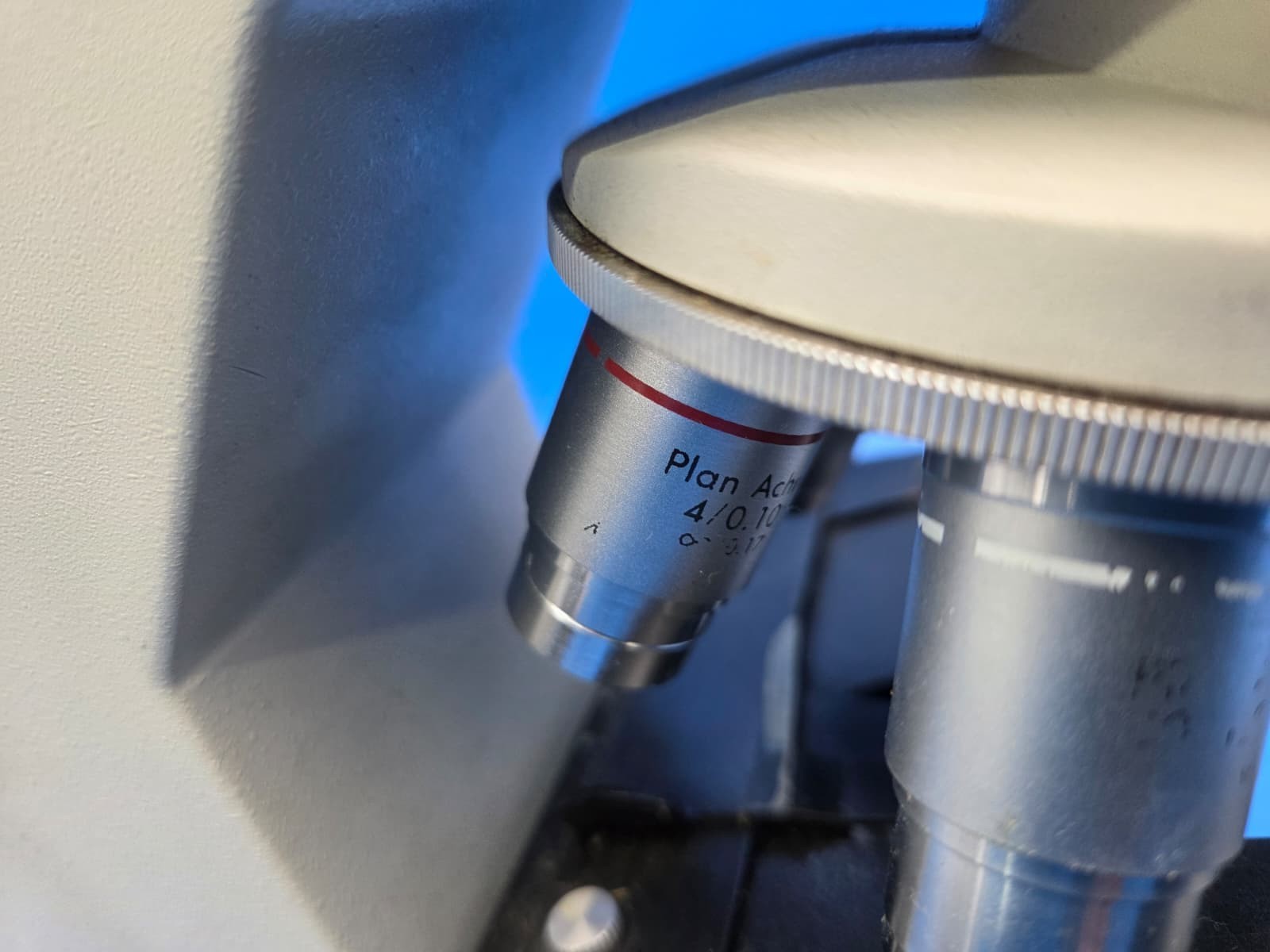 Reichert Microstar IV 410 Dual Head Microscope W/ 4x, 10x, 40x, 100x/1.25