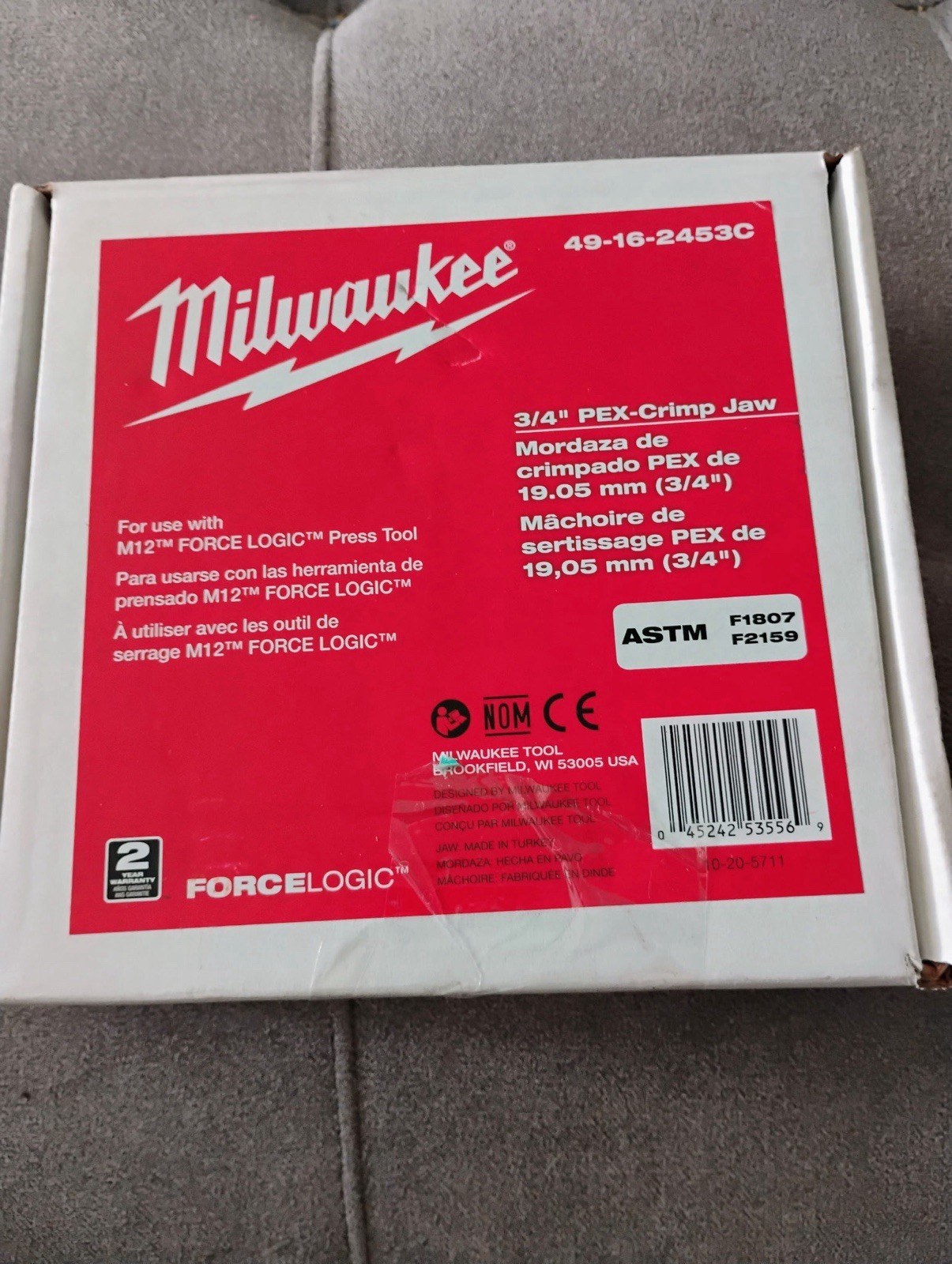 Milwaukee 49162453C Press Jaw 3/4” – Black (49162453C)