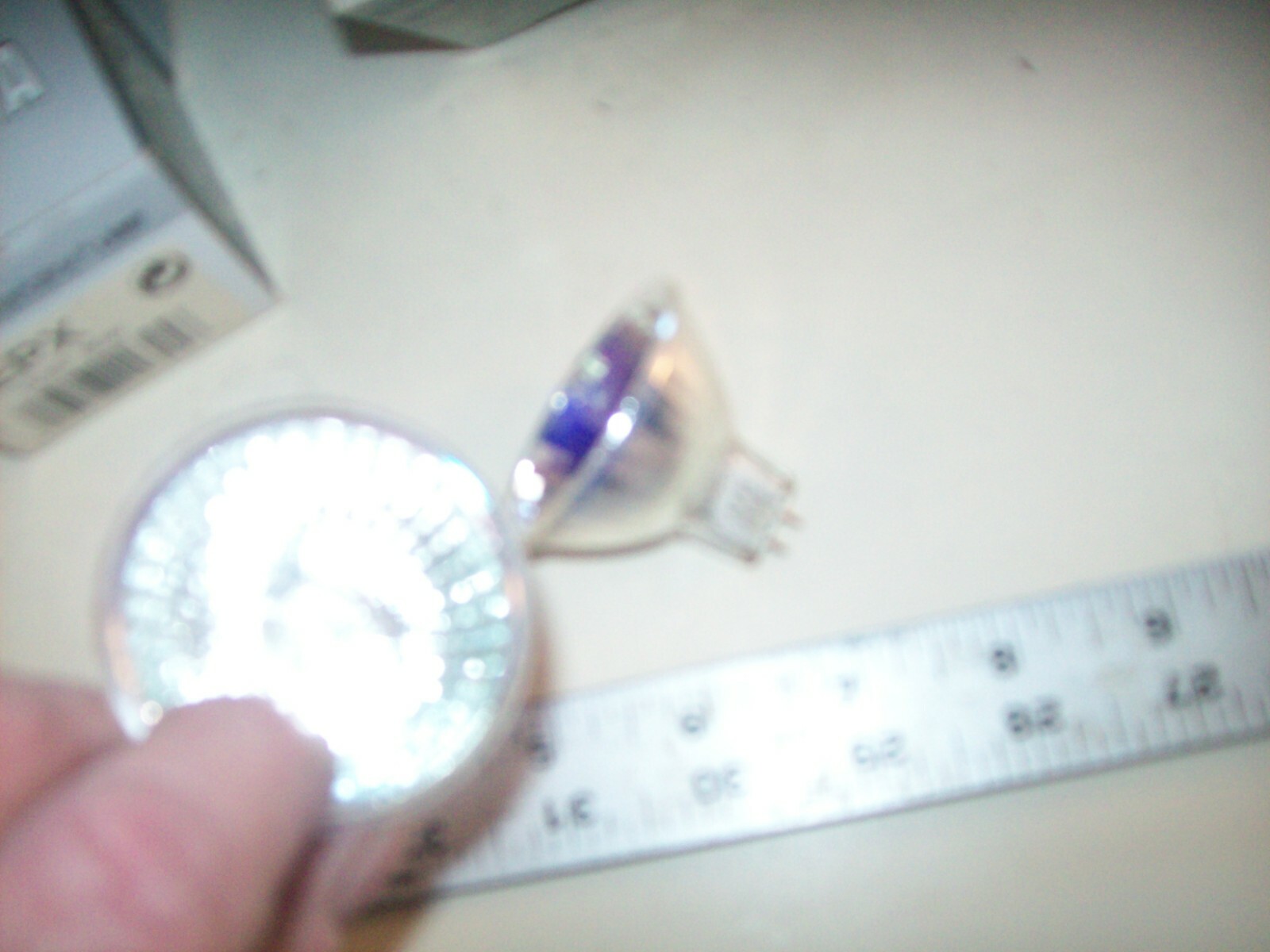GE 1 Quartzline & 1 Multi-Mirror Projection Lamp[s EPX 14.5V 90W New Old Stock