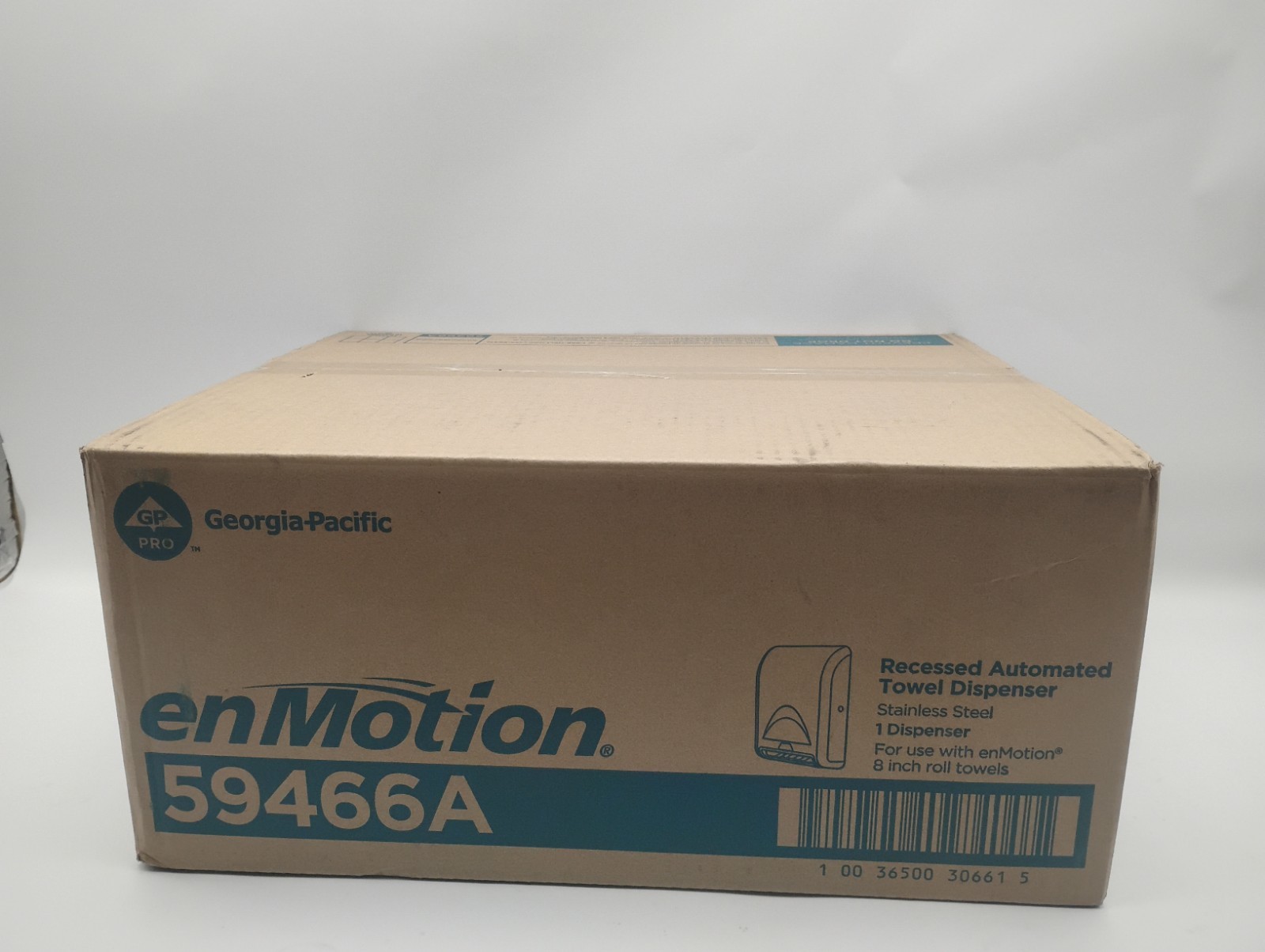 Georgia Pacific 59466A enMotion 8″ Recessed Automated Roll Towel Dispenser