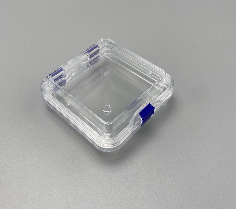 10x Denture False Inlay Teeth Membrane Case Hinged Display Jewelry Box 10x10x4cm