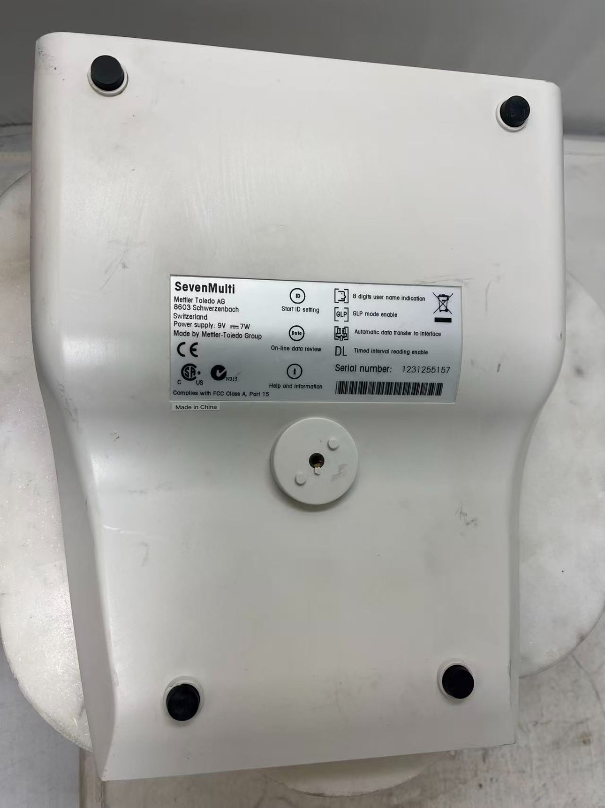 Mettler Toledo AG 8603 SevenMulti pH/mV/ORP Meter Benchtop Analyzer AS-IS