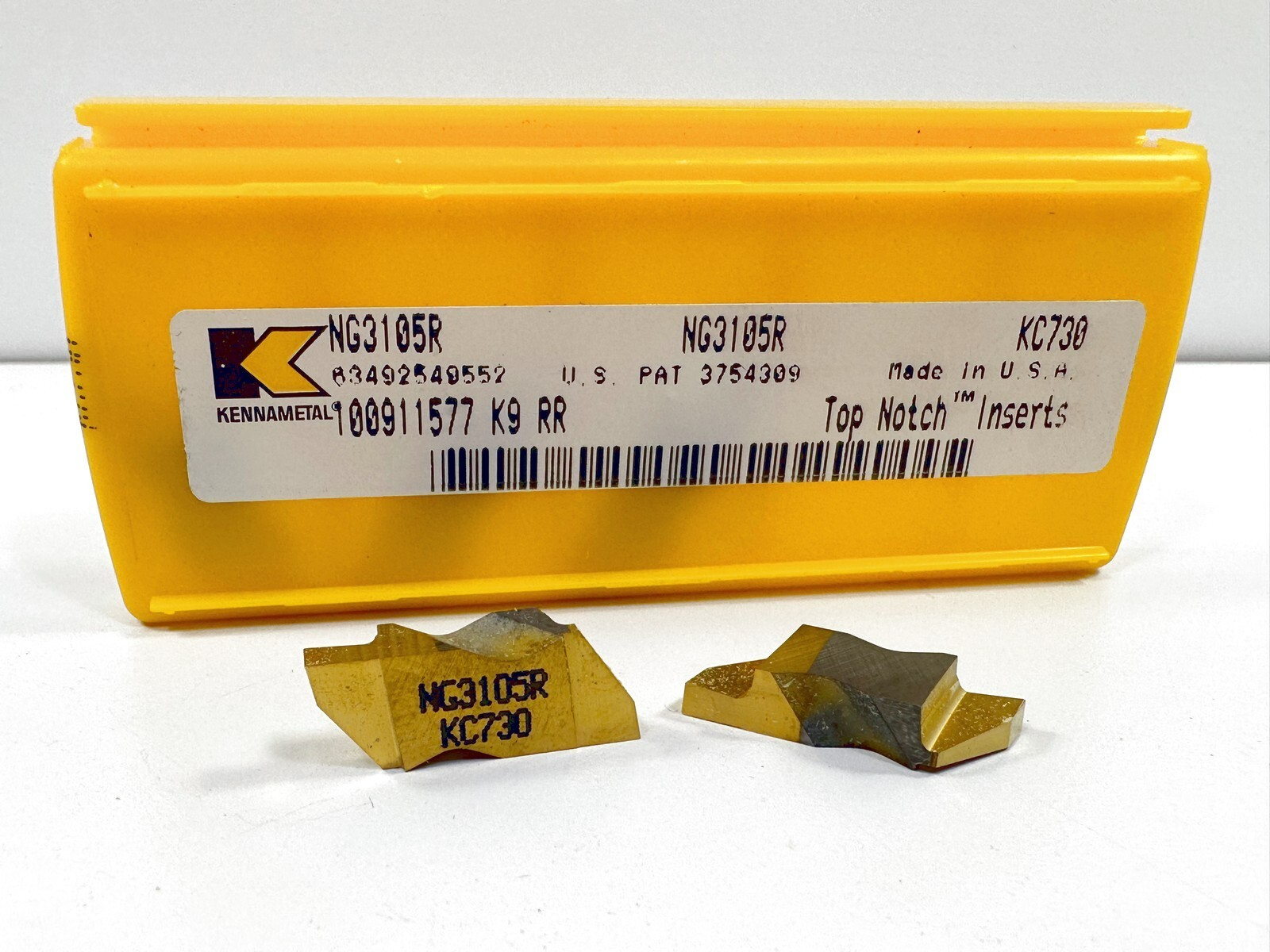 KENNAMETAL NG3105R New Carbide Inserts Grade KC730 5pcs