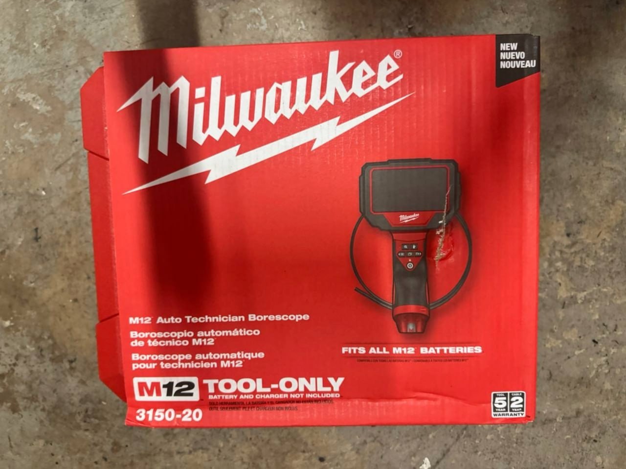 Milwaukee 3150-20 12V M12 Auto Technician Borescope