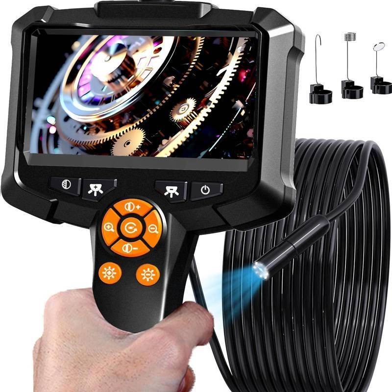 Endoscope Camera w/ Light, 1080P w/ 8 Adjustable LED Lights, 33 ft snake, IP67