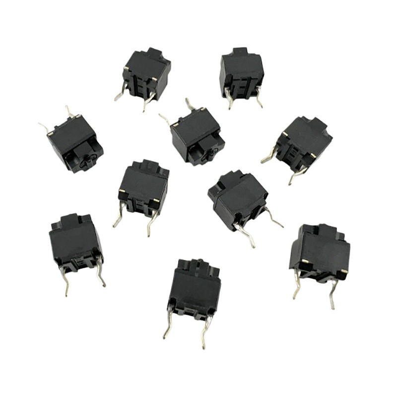 10 Pieces Panasonic EVQP0E07K Square Tactile 2 Pin Mouse Micro Switch