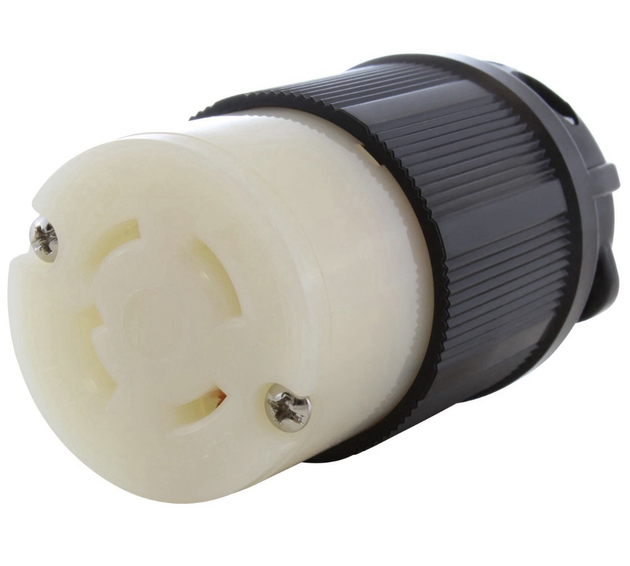 NEMA L16-30R – 3-Phase 30A, 480V Locking Female Connector in Black