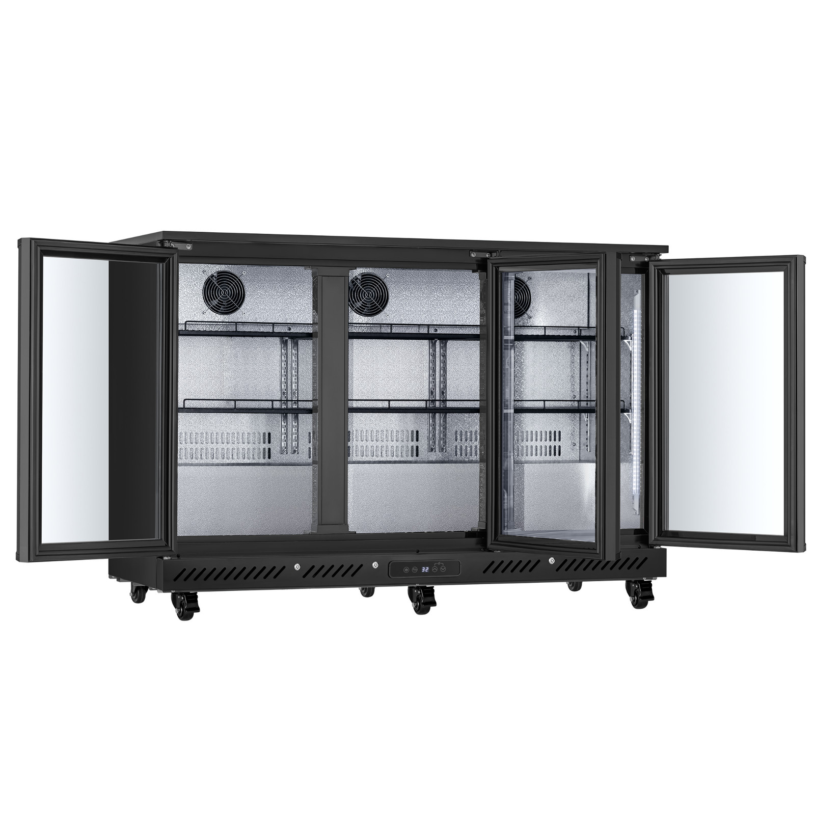 Yeego 10 Cu.Ft Back Bar Cooler Commercial Beverage Refrigerator Under Counter