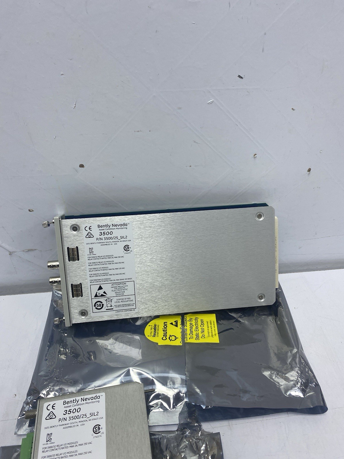 BENTLY NEVADA 3500/25_SIL2 KEYPHASOR I/O MODULE 125800-01 + 149369-01 Set