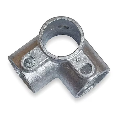 Structural Pipe Fitting, Side Outlet Tee, Cast Iron, 1 In Pipe Size, 50000 Lb