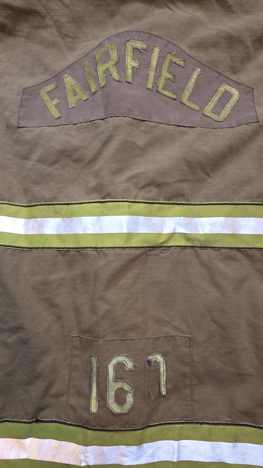 VTG Retired Firefighter Turnout JACKET FIRE COAT Shell Only «Fairfield» 46-37
