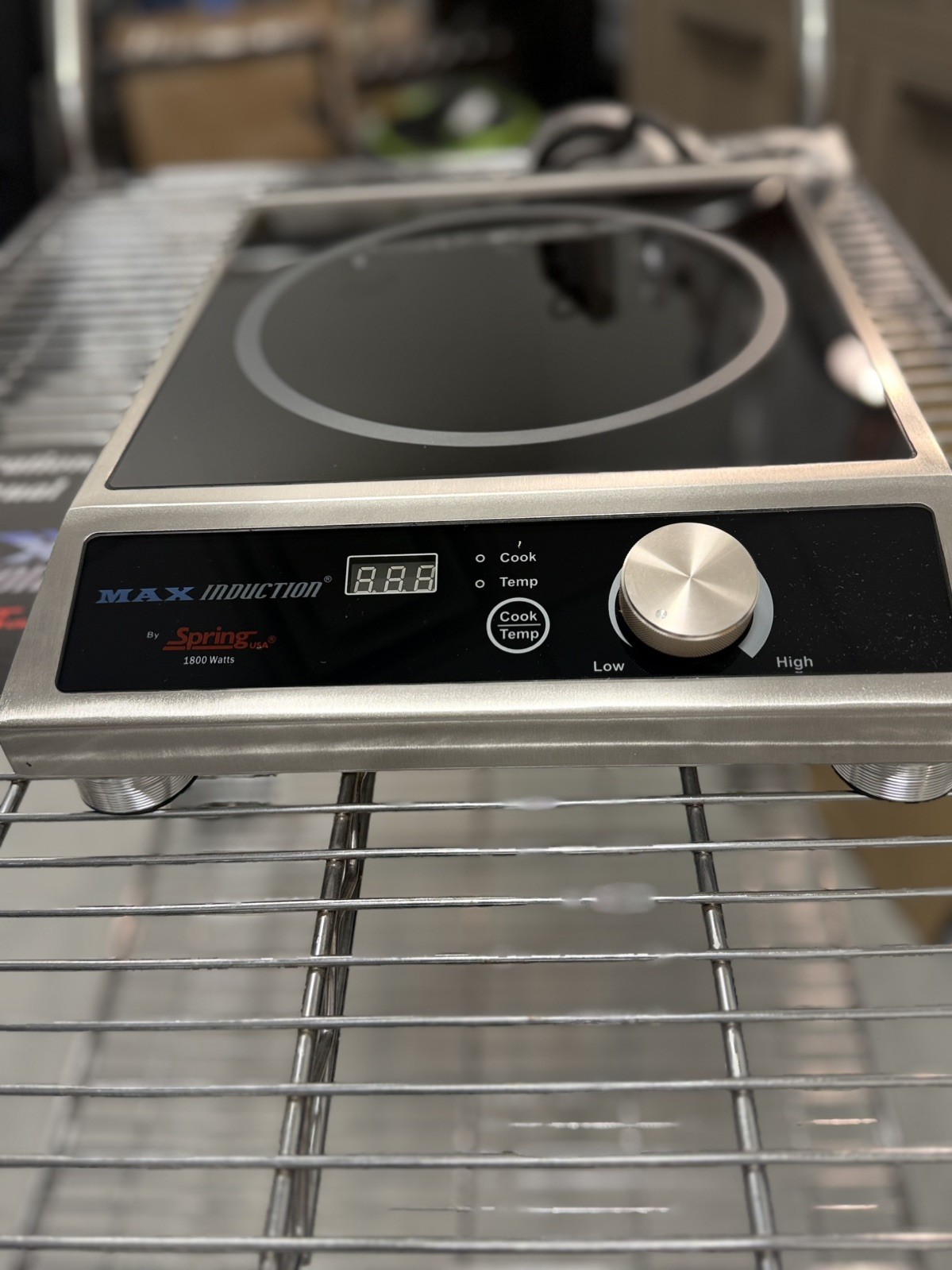 Spring USA SM-181C 12-1/2 Inch MAX Induction Cook & Hold Range Countertop
