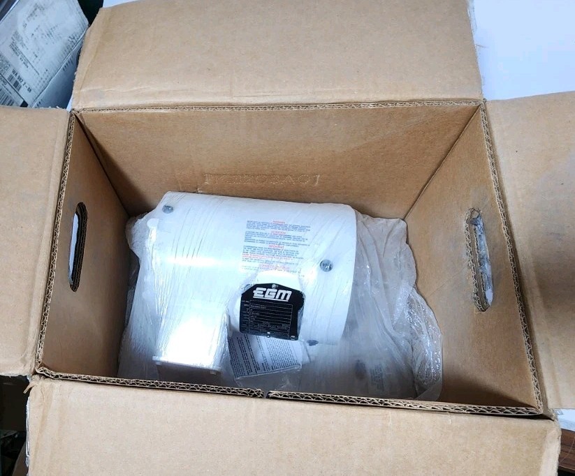 Baldor EGM 35S588G155G1 3 Phase Motor .5 HP 230/460V 1770 RPM 56C Frame