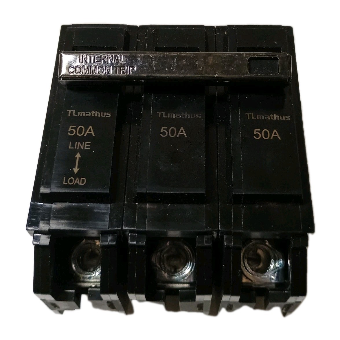 TLmathus 50 Amp Breaker 3 Pole Plug-in Mount Type THQL Circuit Breaker 120/240V