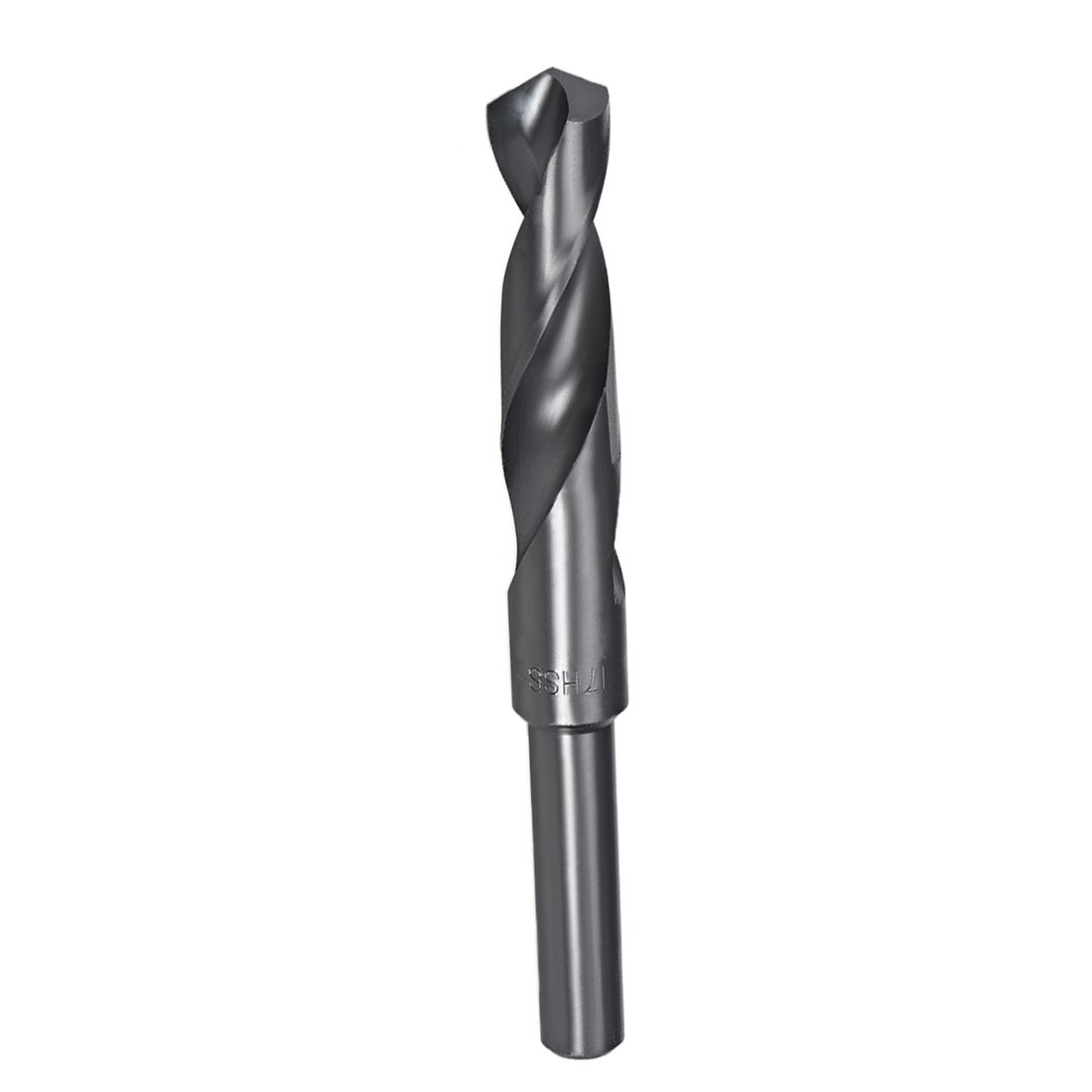 17mm HSS 6542 Short Shank Drill Bit with 1/2 Inch Straight Shank Black Oxide