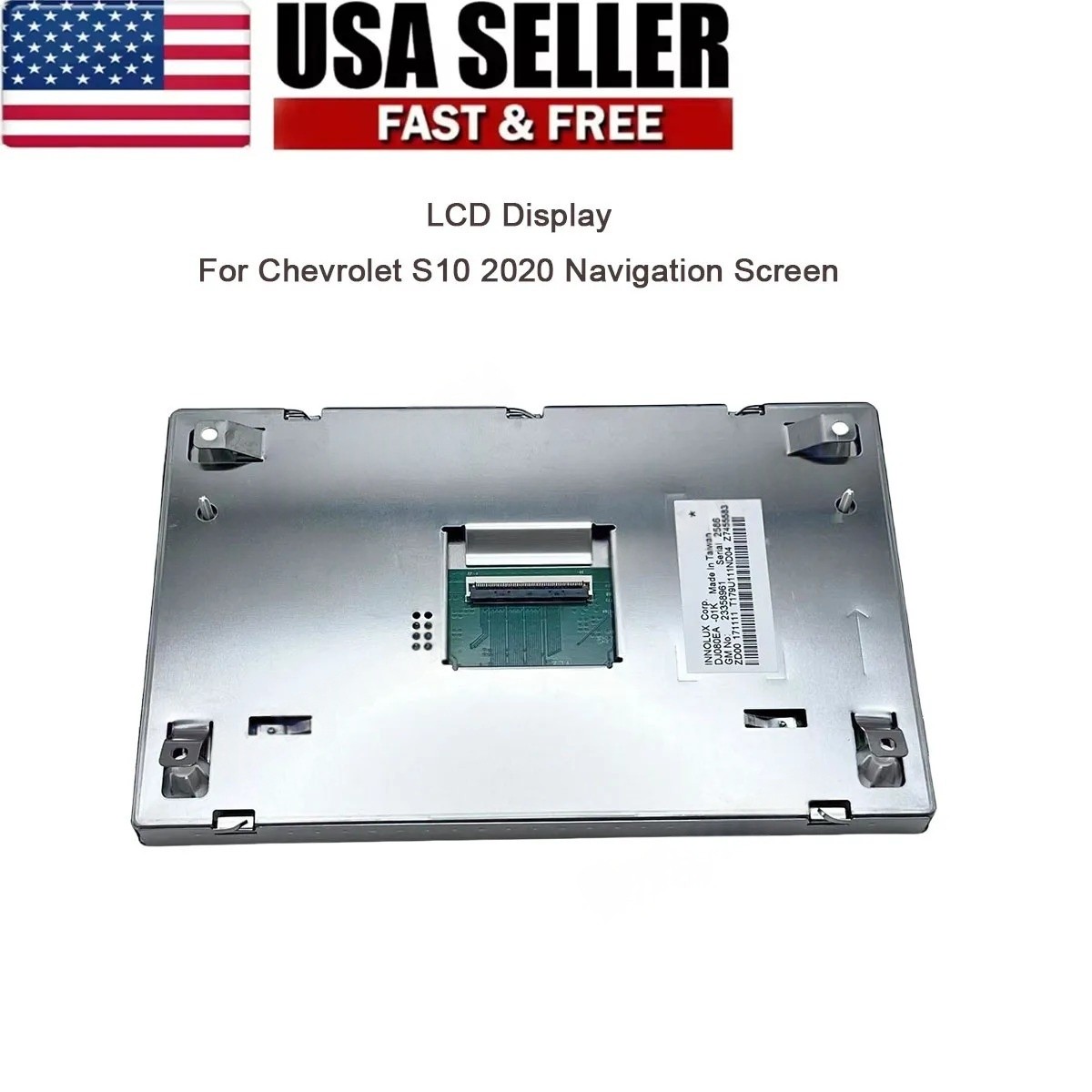 8″ DJ080EA-01K LCD Display / Touch Screen For Chevrolet S10 year 2020 Opel US