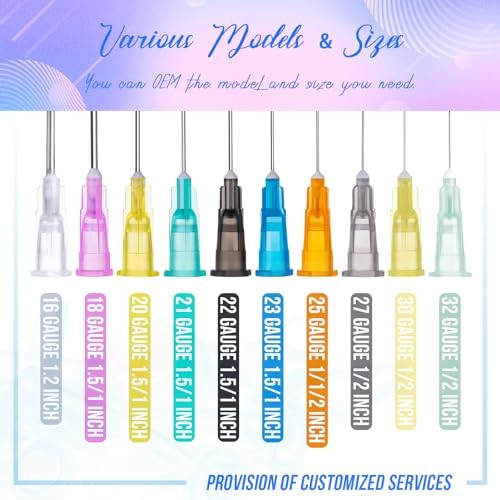 100 Pack 27 Gauge 1/2 Inch Luer Lock Needles Sterile Lab Dispensing Supplies