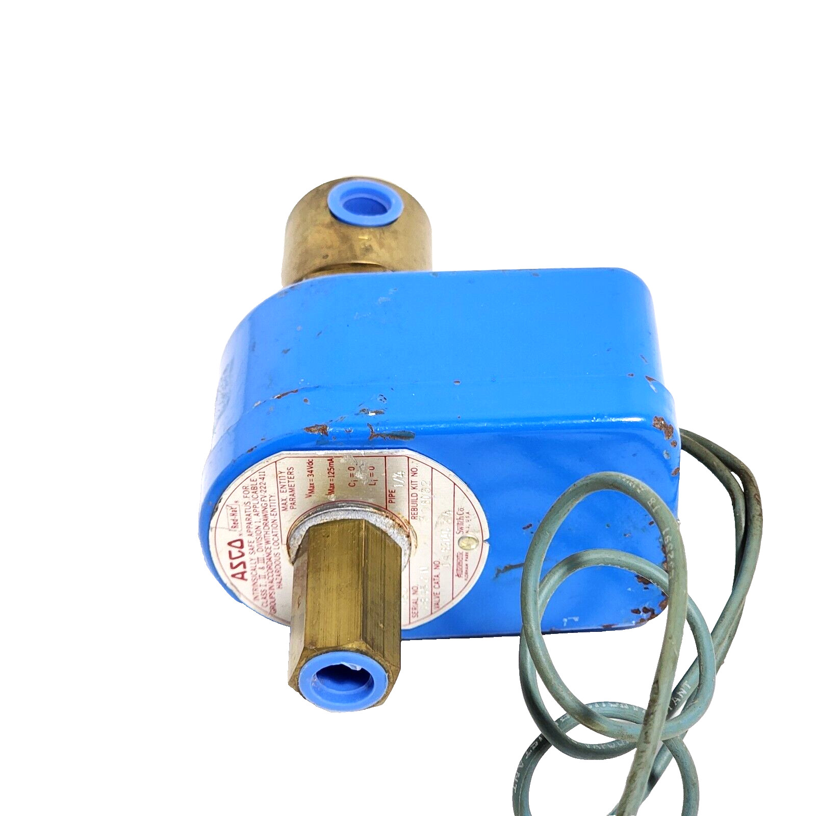 Asco 1S8314C34 34VDC Valve 125mA USED,
