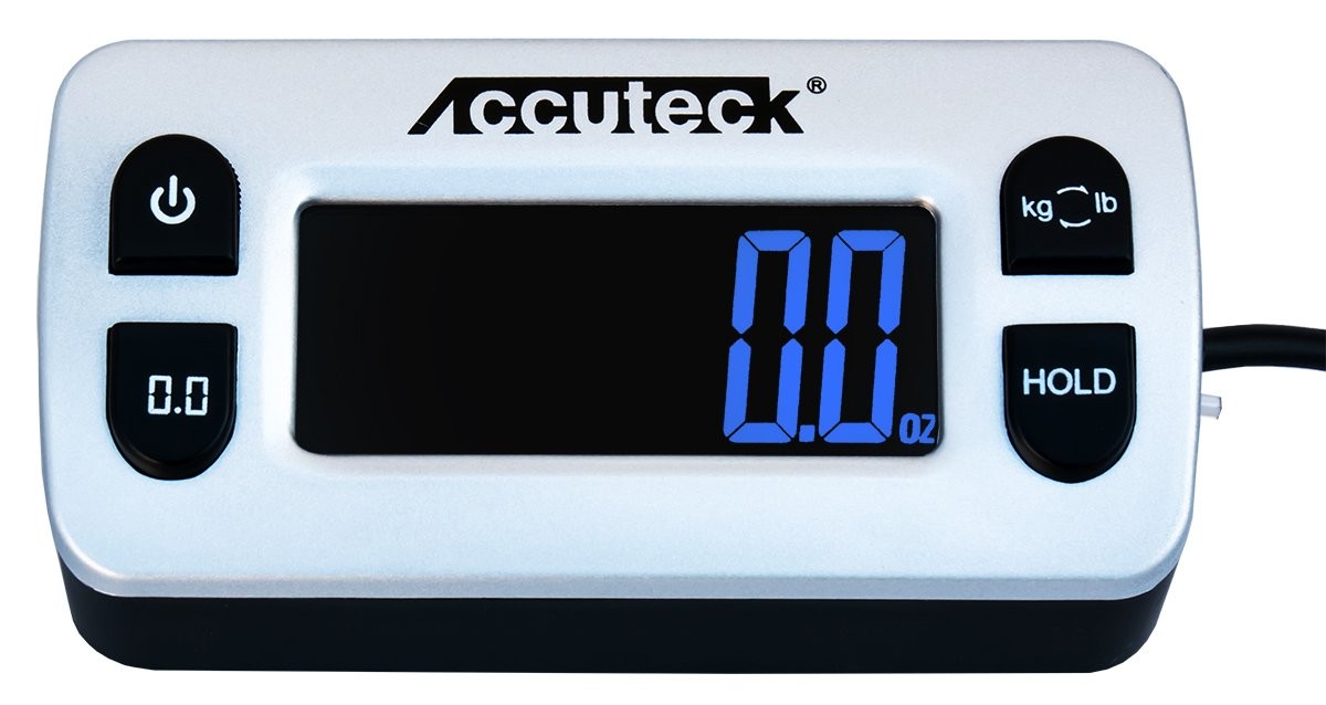 ACCUTECK 8580 High Capacity 110 Lbs Accuracy 0.1OZ Digital 1 Pack, Black