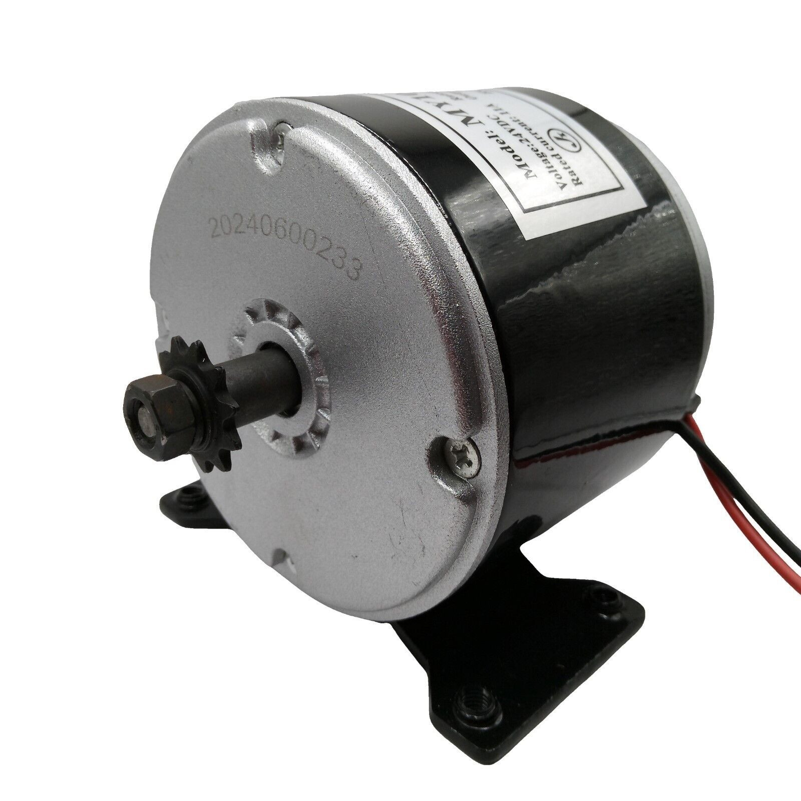 24V DC 350W 2650RPM Brushed Permanent Magnet Electric Motor for E-Scooters/Bikes