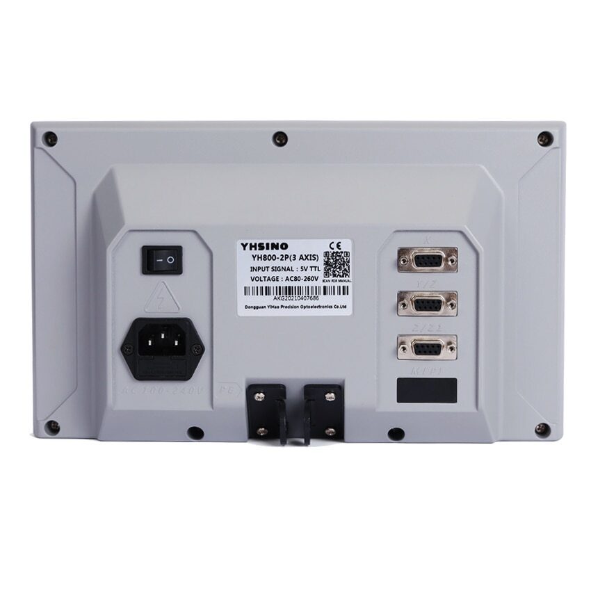 BIG Metal LCD Digital Readout YH800-2P With 2 PCS Linear Scales Linear Encoder